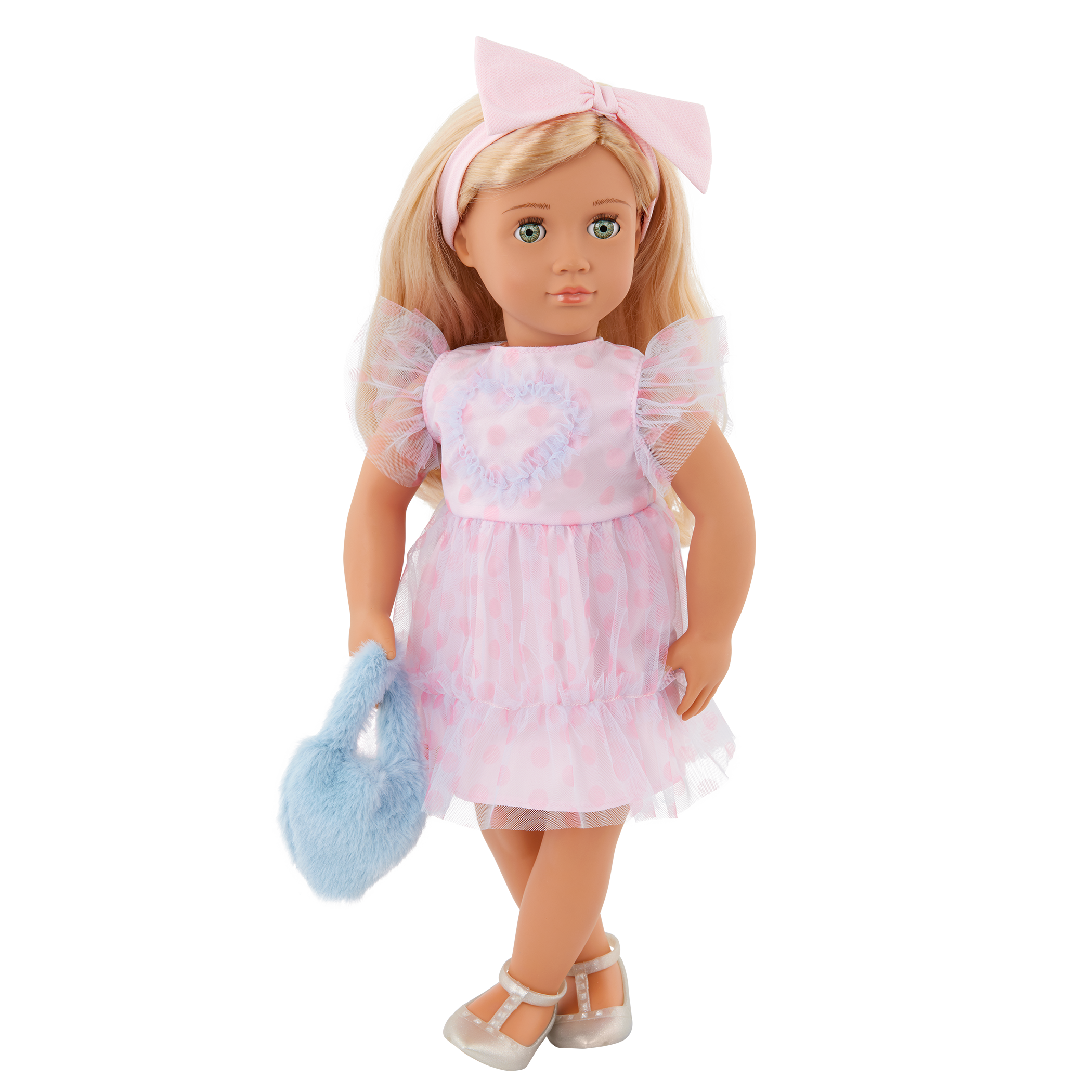 Our Generation Outfit All Heart Dress with Heart Accessories for 18" Doll