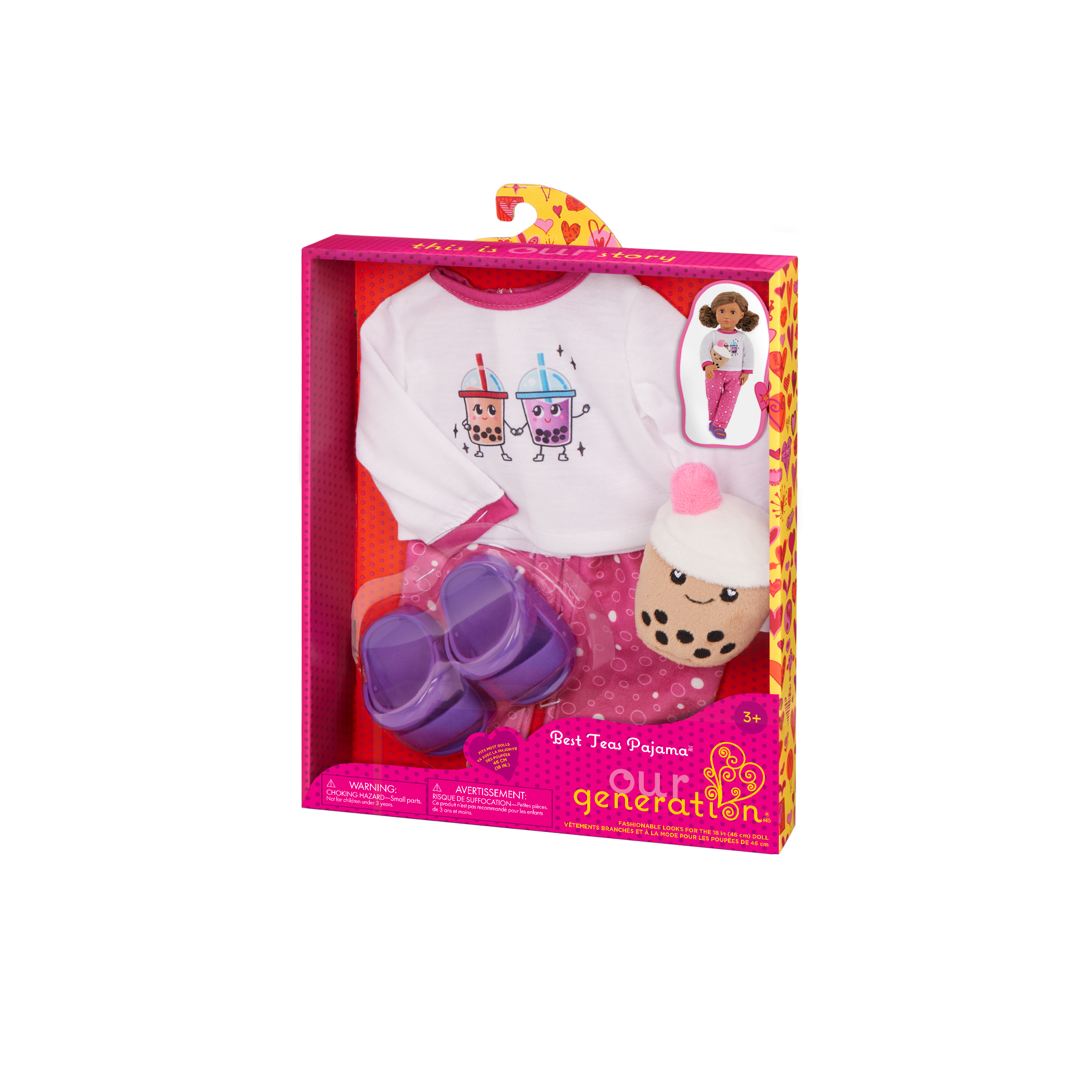 Our Generation Outfit Best Teas Pajamas for 18" Doll