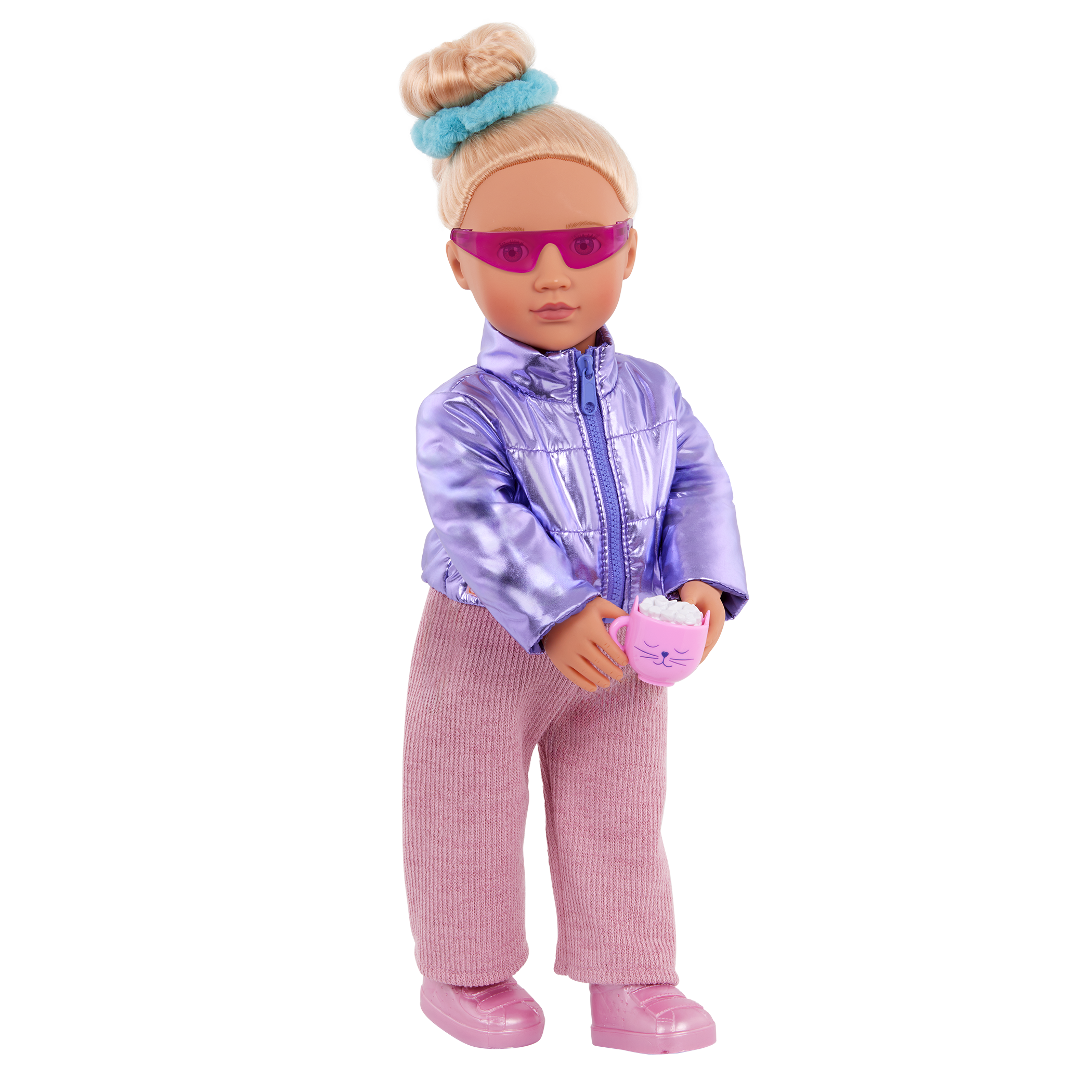 Our Generation Outfit Puffy & Comfy Puffer jacket with Pants for 18" Dol