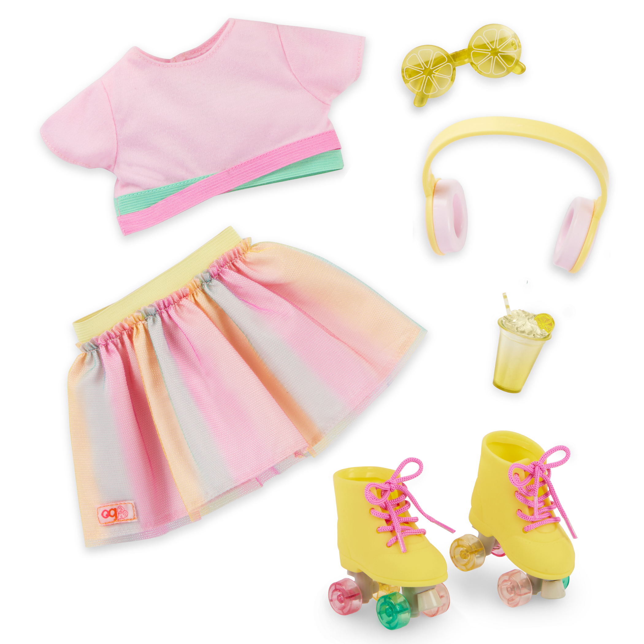 Our Generation Outfit Rollerblades & Limonade Outfit for 18" Doll
