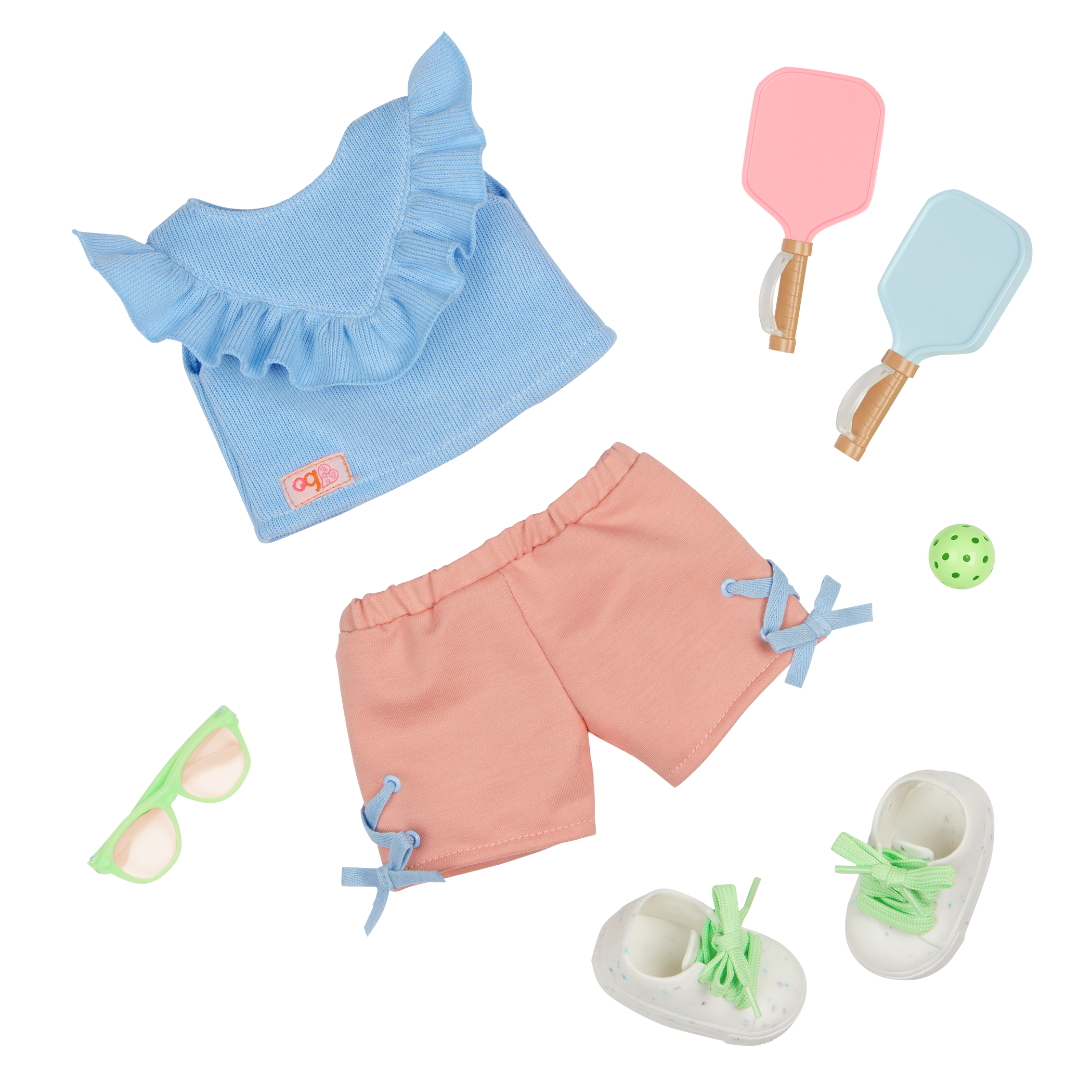 Our Generation Outfit Serve with Love Pickle Ball Outfit for 18" Doll