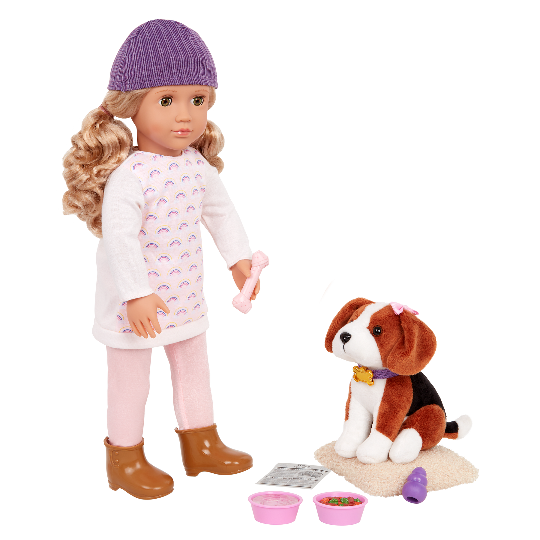 Our Generation Ember 18" Doll and Elsie the Beagle