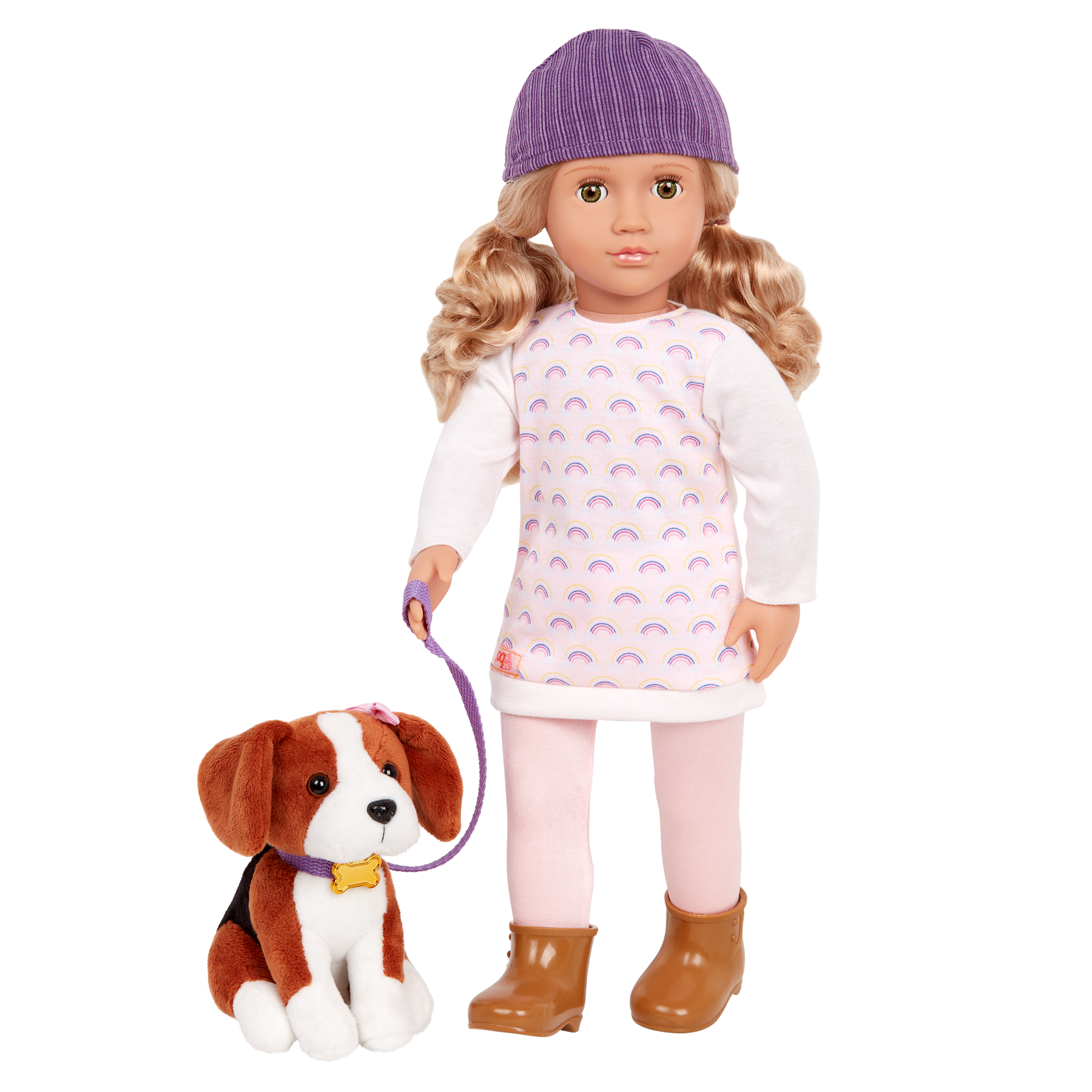 Our Generation Ember 18" Doll and Elsie the Beagle