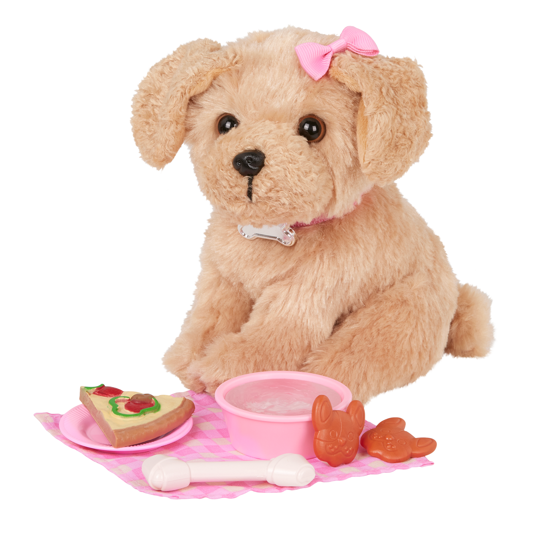 Our Generation Jin 18" Doll and Charm the Labradoodle