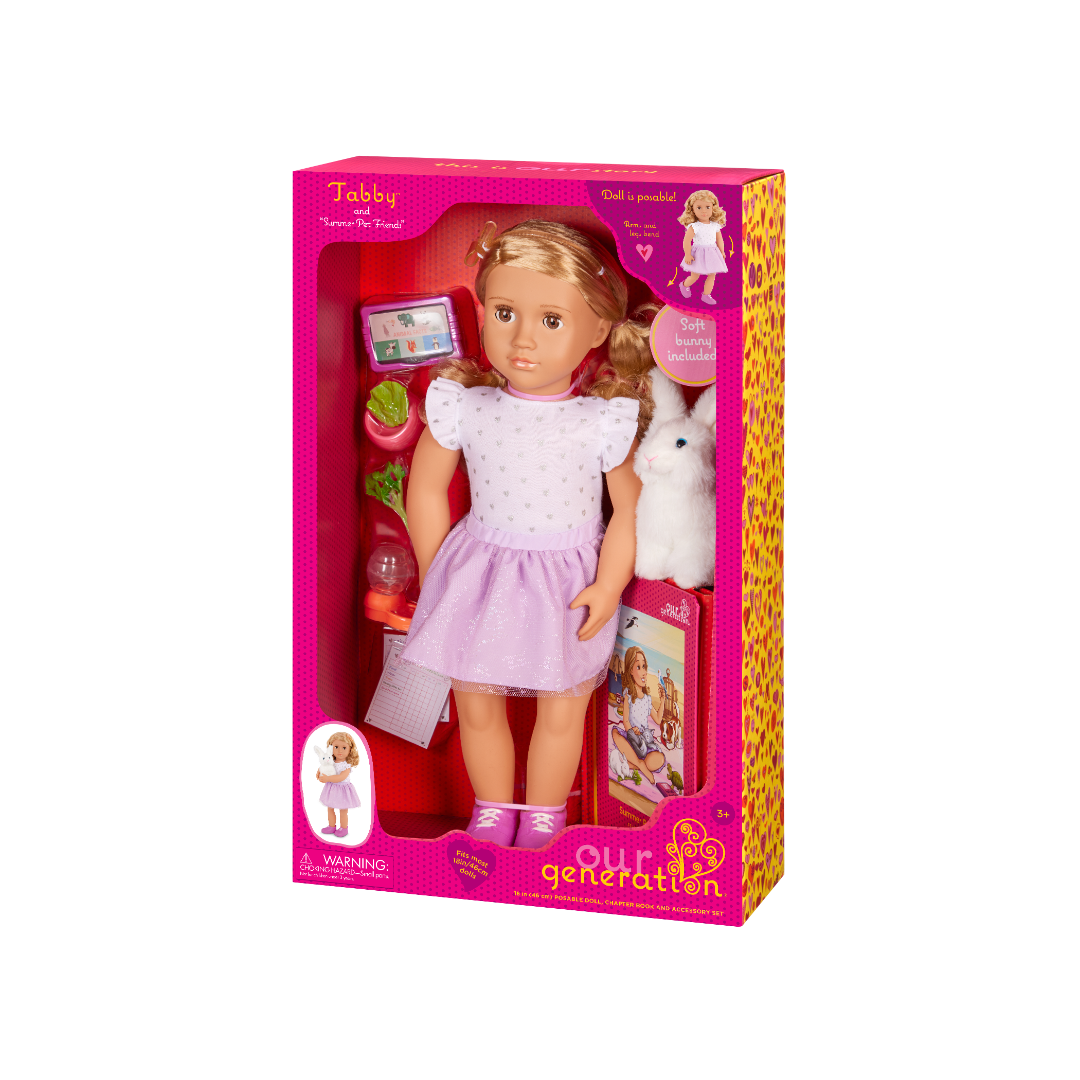 Our Generation Deluxe Tabby the Pet Lover 18" Doll