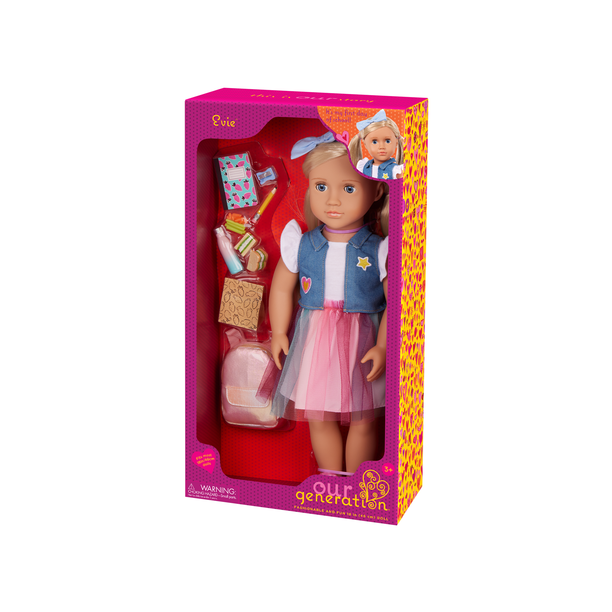 Our Generation Deluxe Evie the School Girl 18" Doll