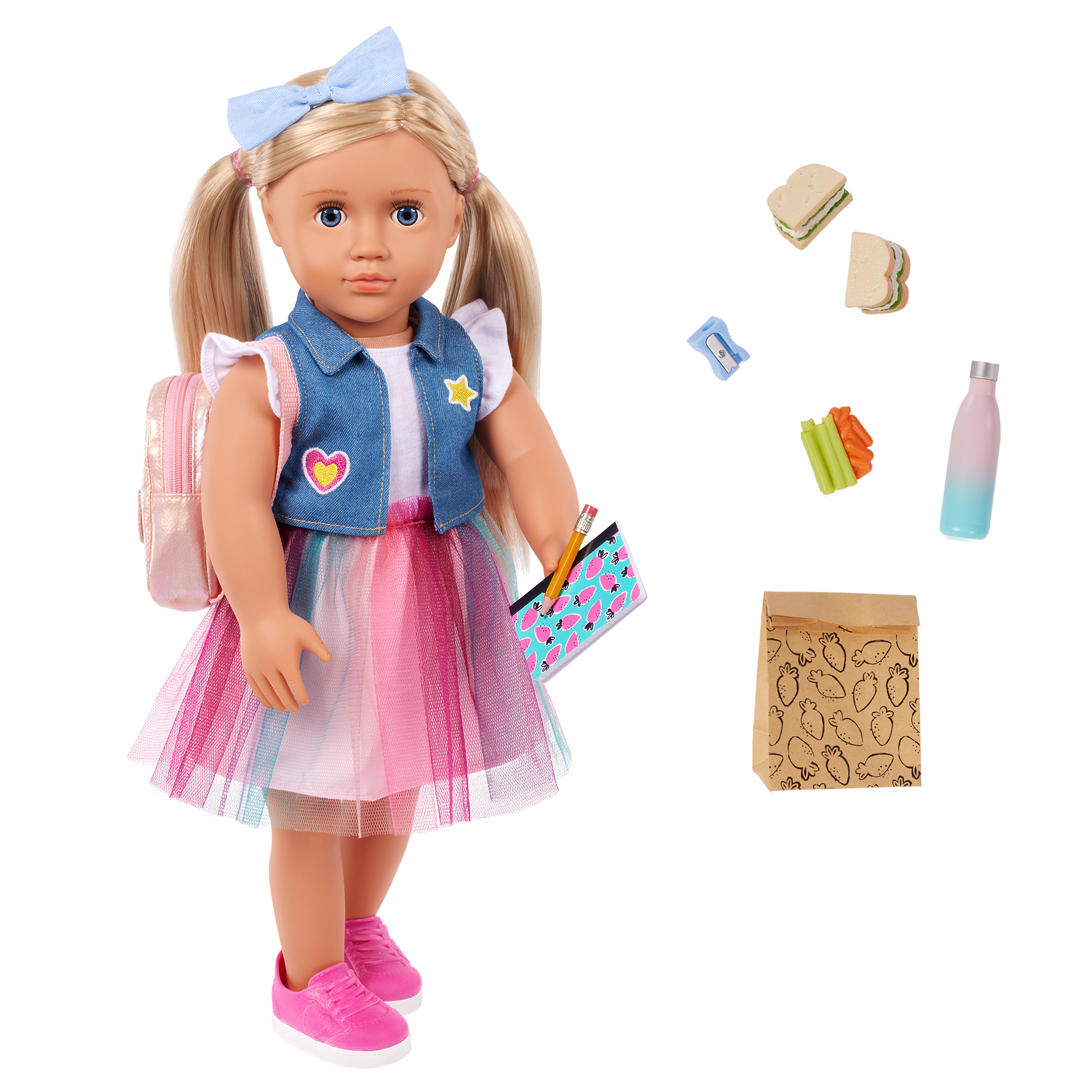 Our Generation Deluxe Evie the School Girl 18" Doll