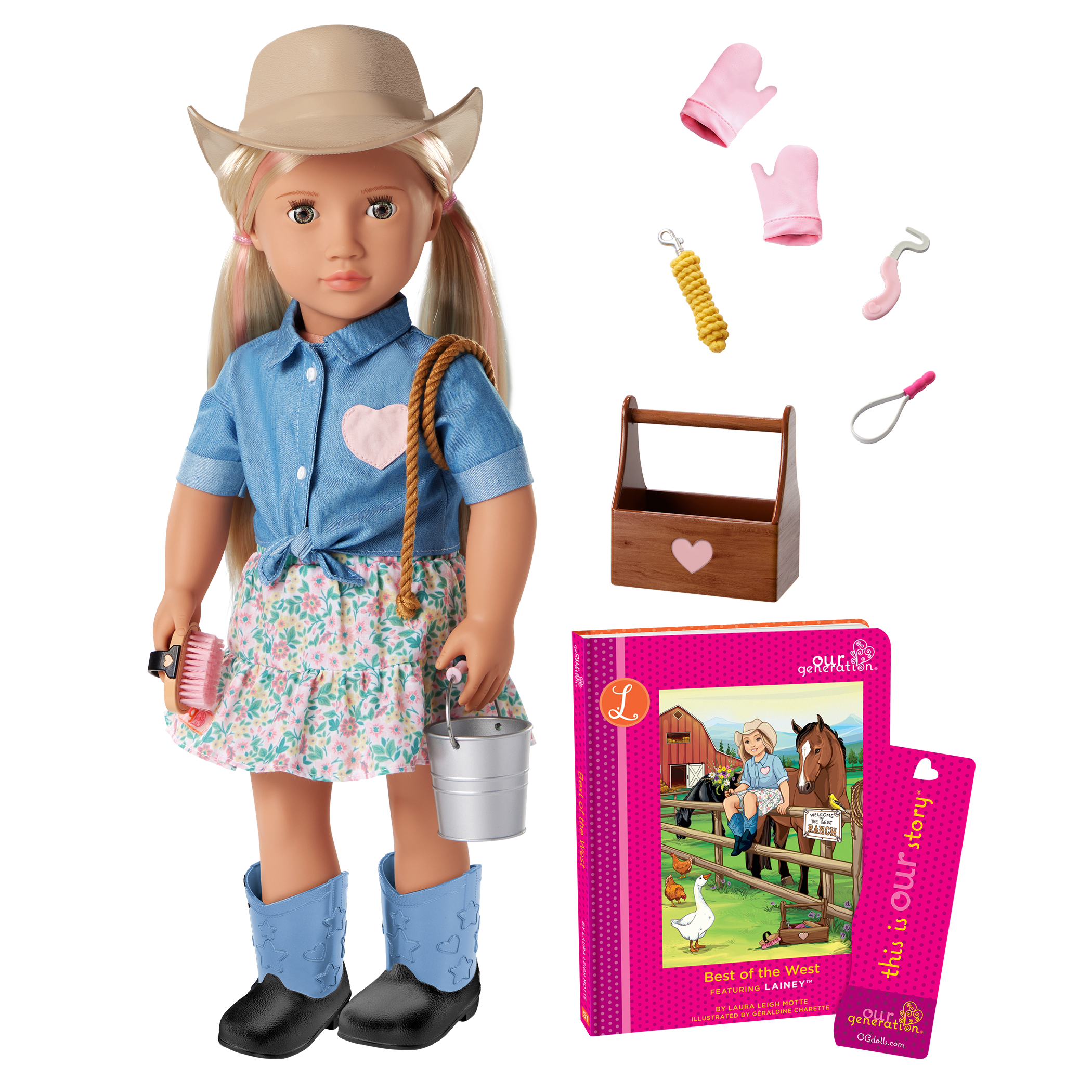 Our Generation Deluxe Lainey the Cowgirl 18" Doll