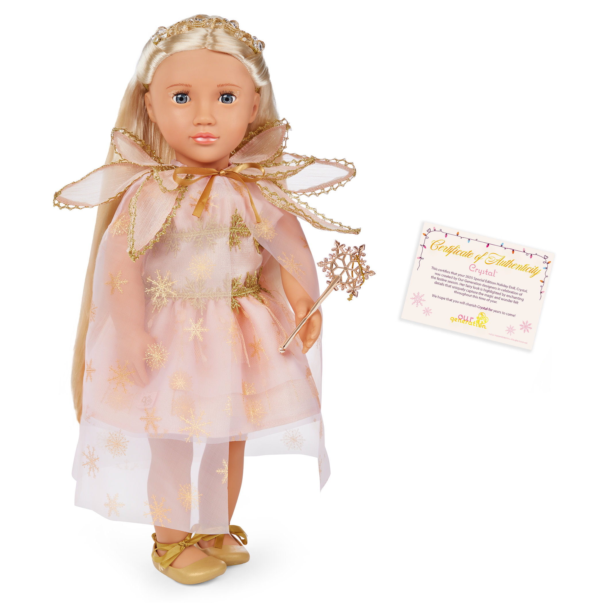 Our Generation Christmas Crystal 18" Doll