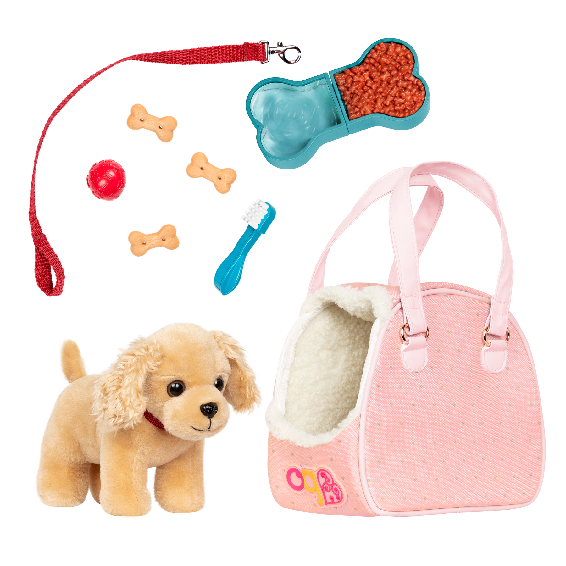 Our Generation Hop In Cocker Spaniel Dog Carrier