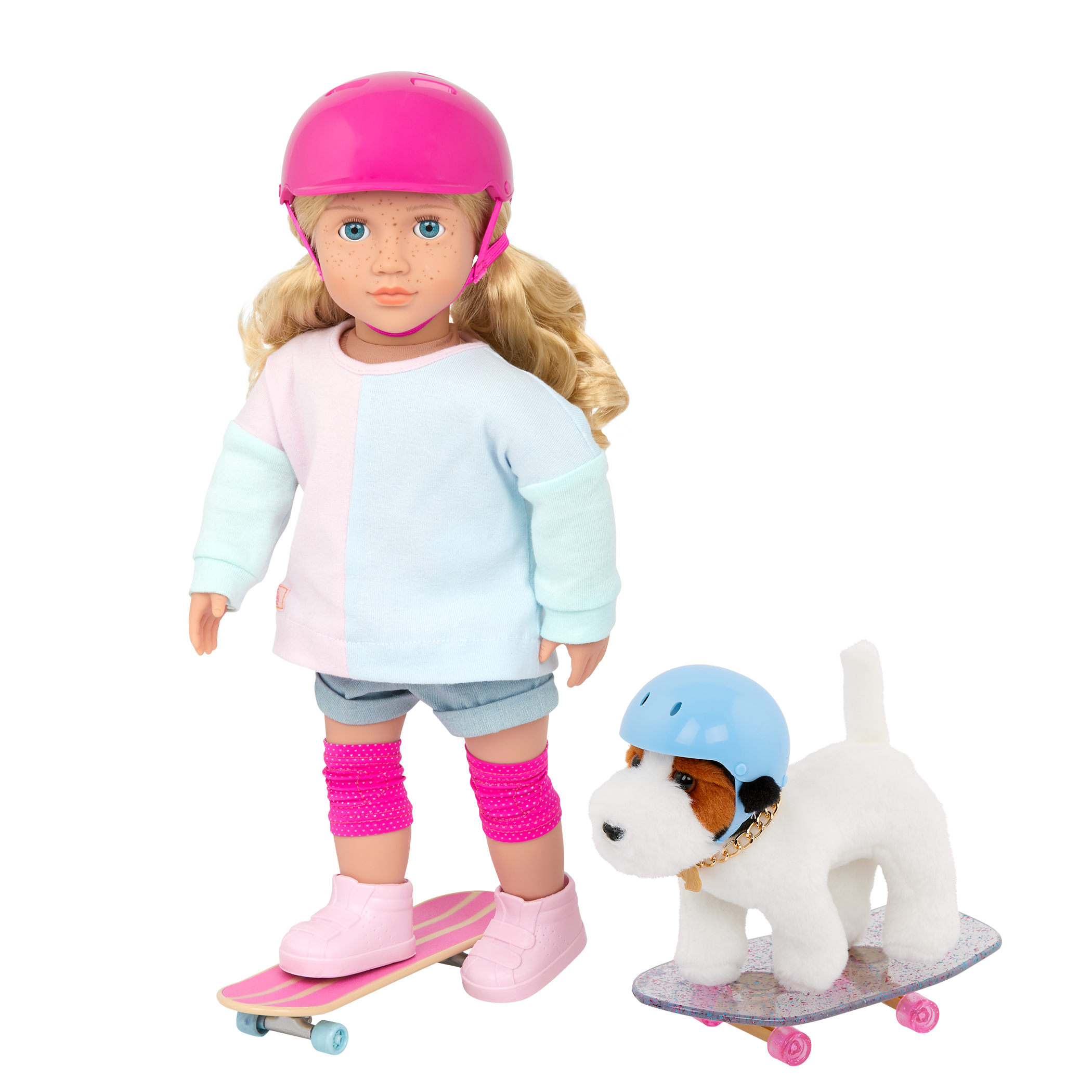 Our Generation Pro Skater Pup Parson Russell Terrier 6" Doll