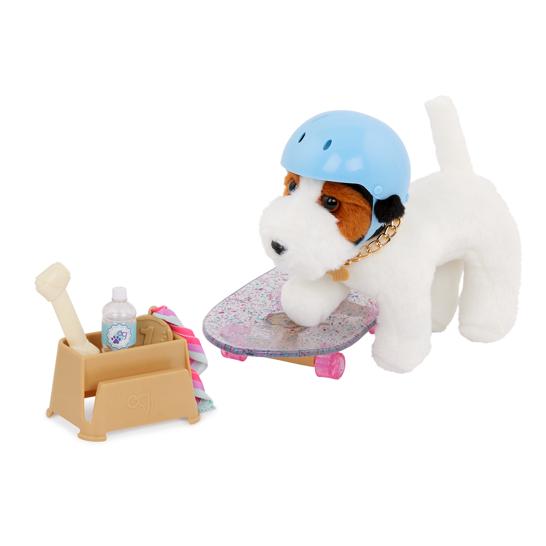 Our Generation Pro Skater Pup Parson Russell Terrier 6" Doll