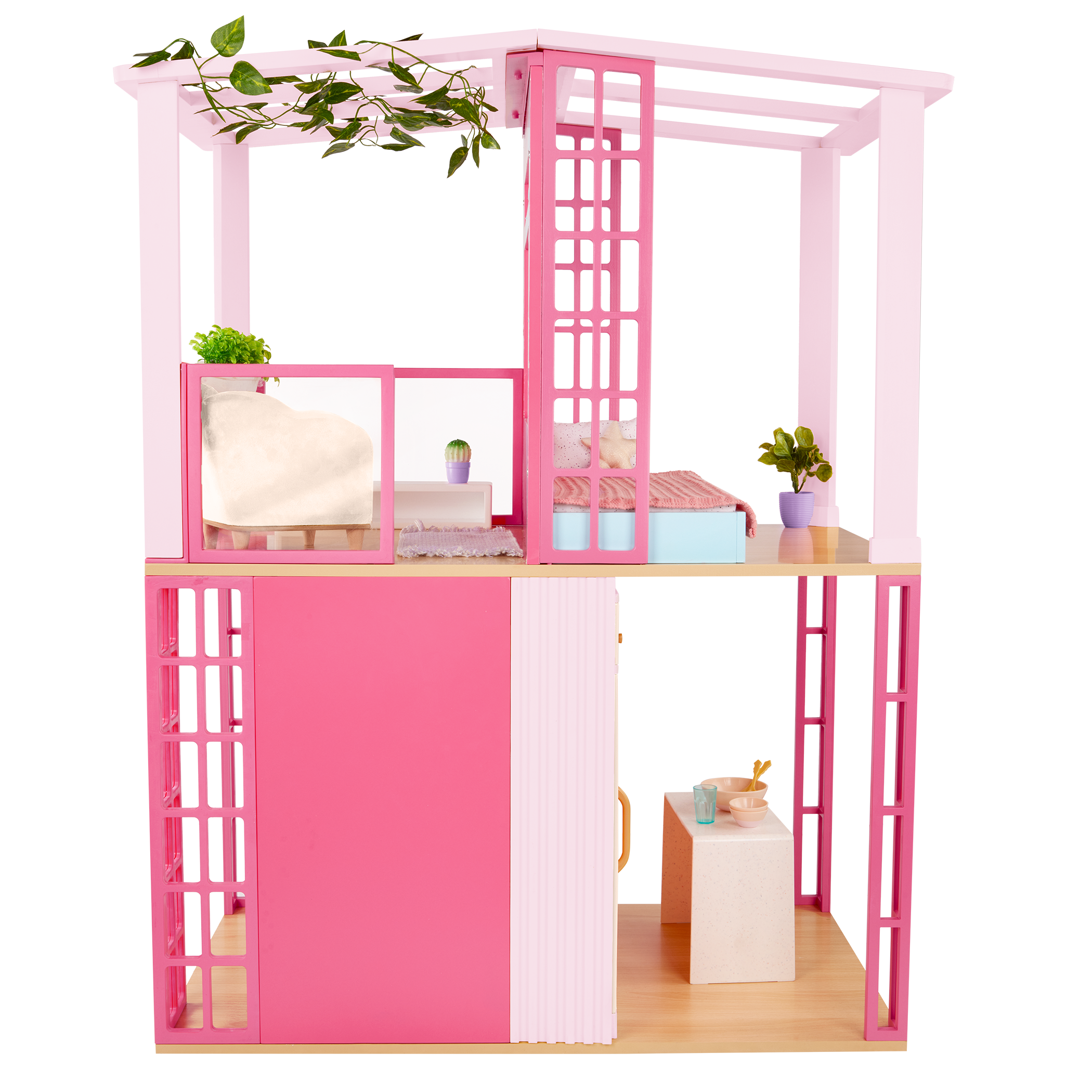 Our Generation Sunshine Loft 2-Floor Pink Dollhouse