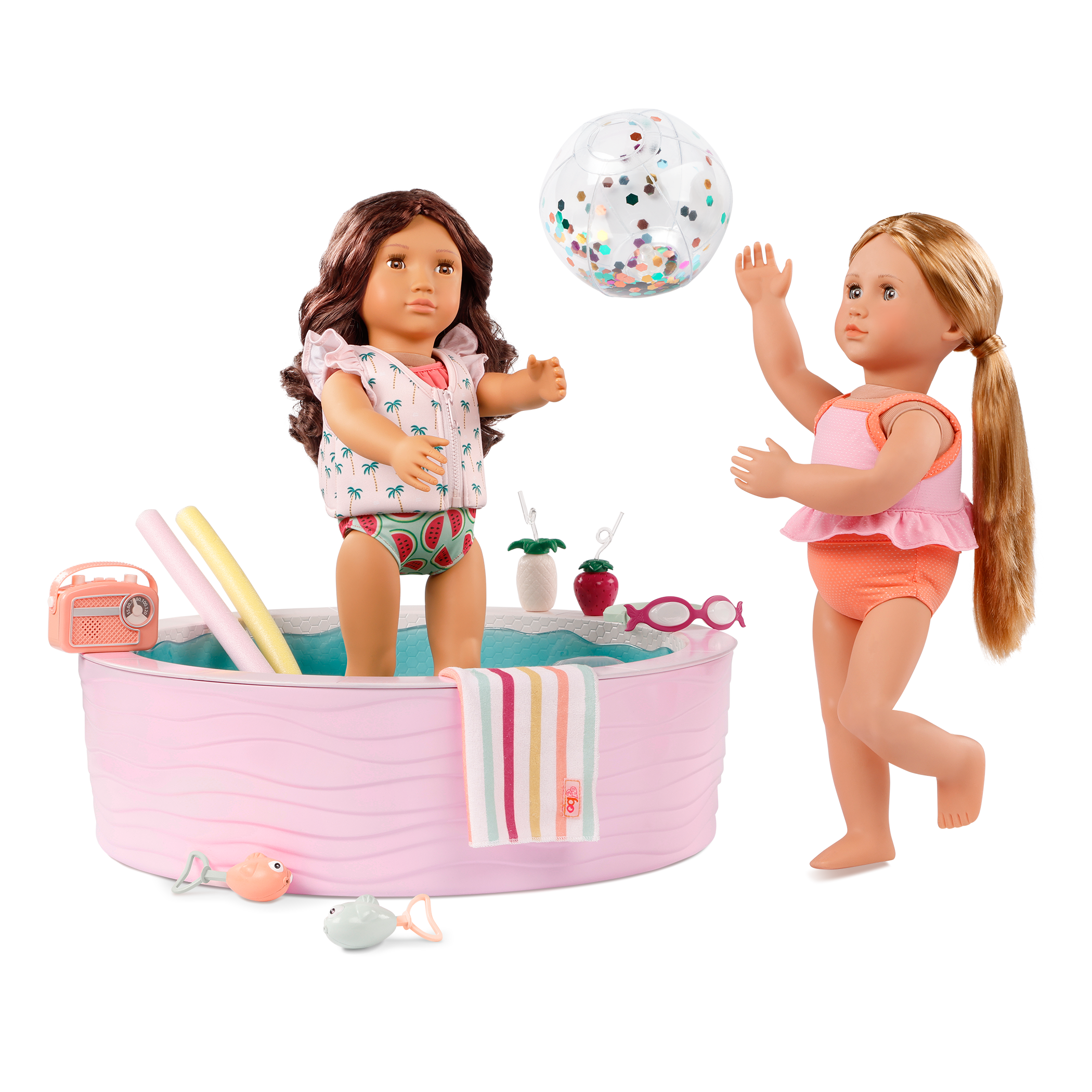 Our Generation Accessories Poolside Fun Pool for 18" Doll