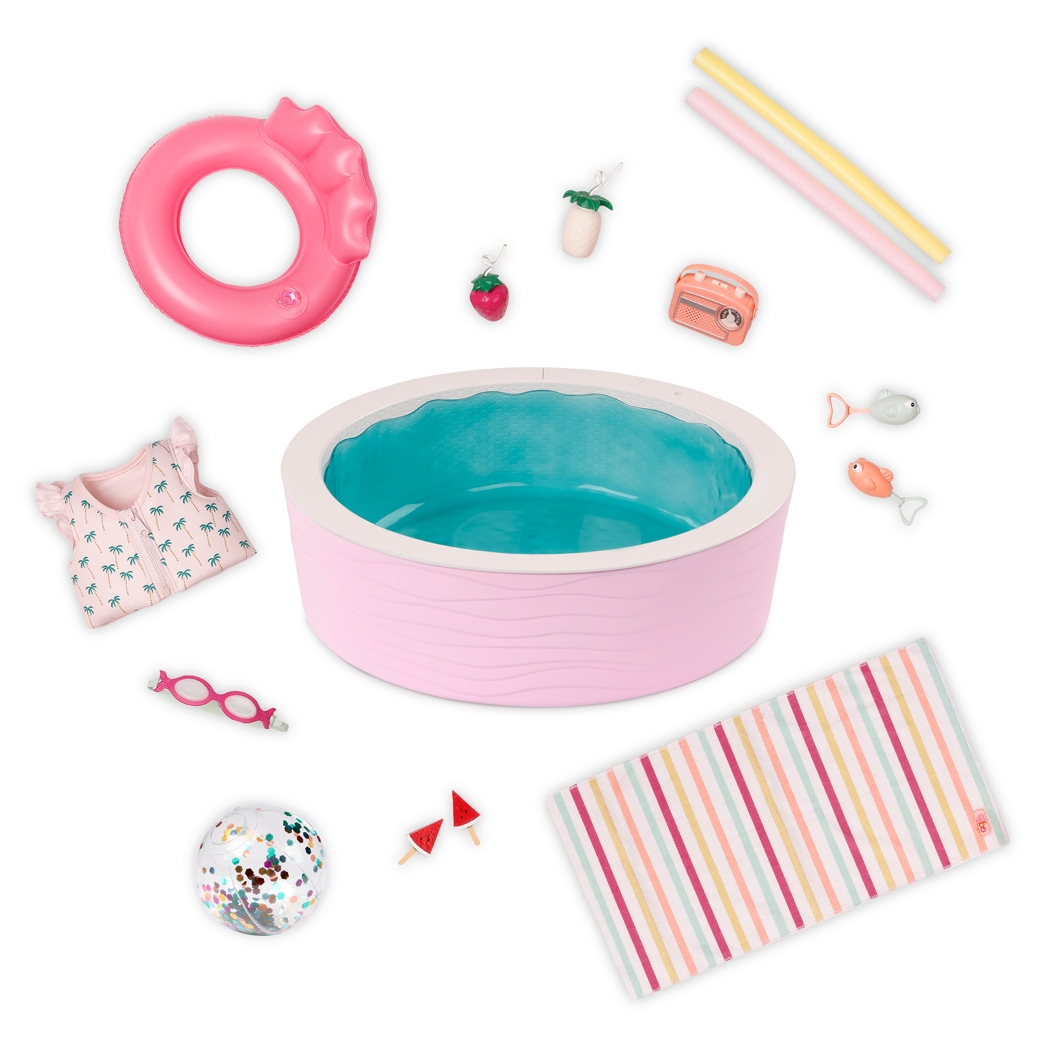 Our Generation Accessories Poolside Fun Pool for 18" Doll