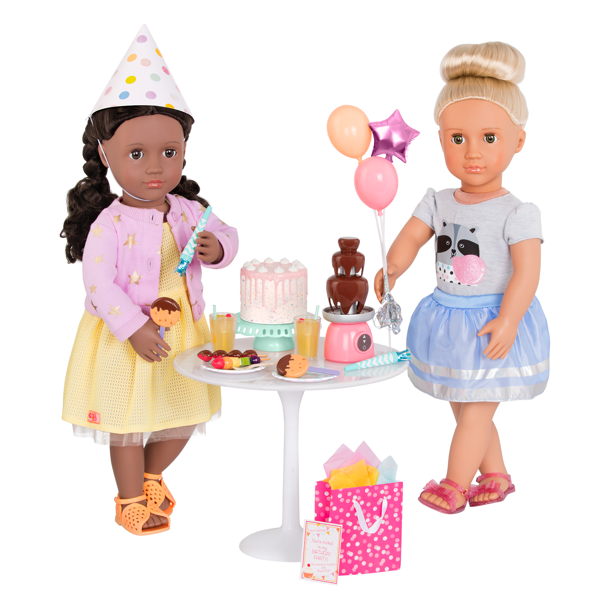 Our Generation Accessories Sweet Celebration Birthday Set for 18" Doll