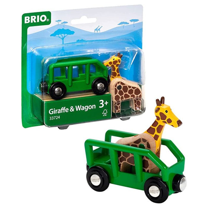 Brio Giraffe and Wagon