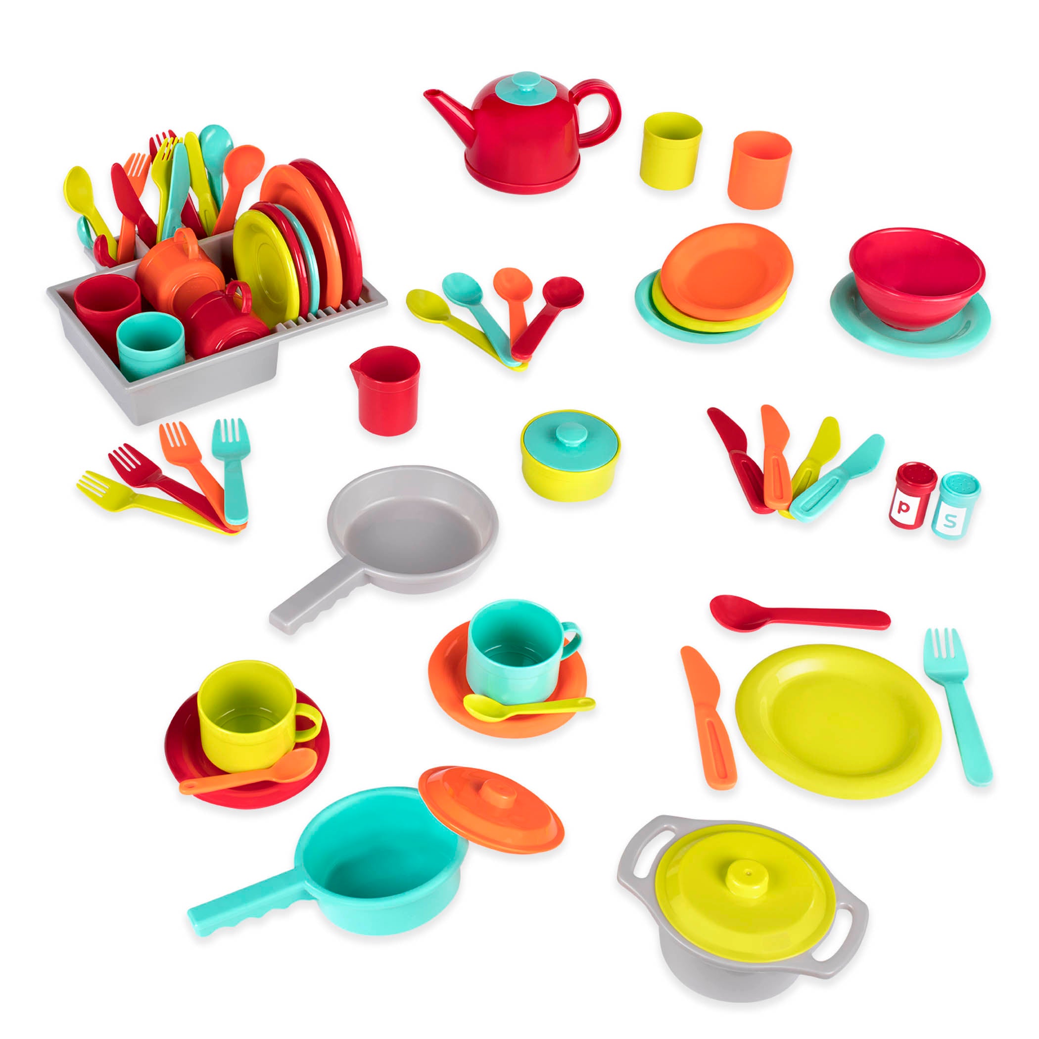 Battat Deluxe Kitchen Playset 71 Pieces