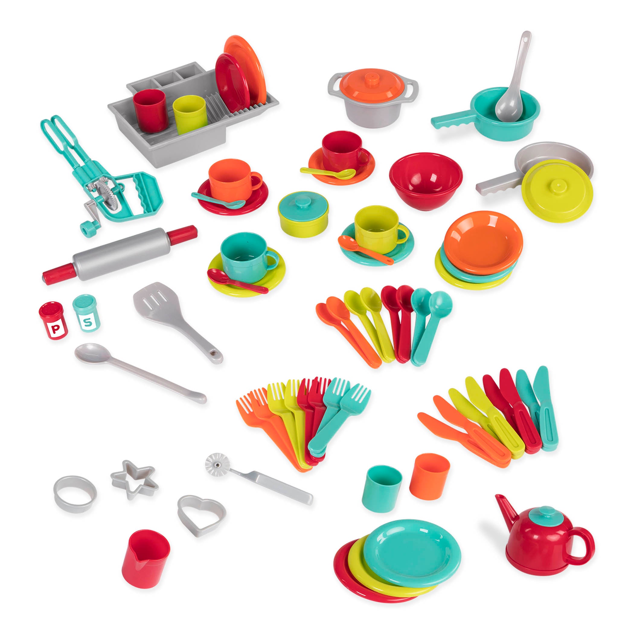 Battat Deluxe Kitchen Playset 71 Pieces