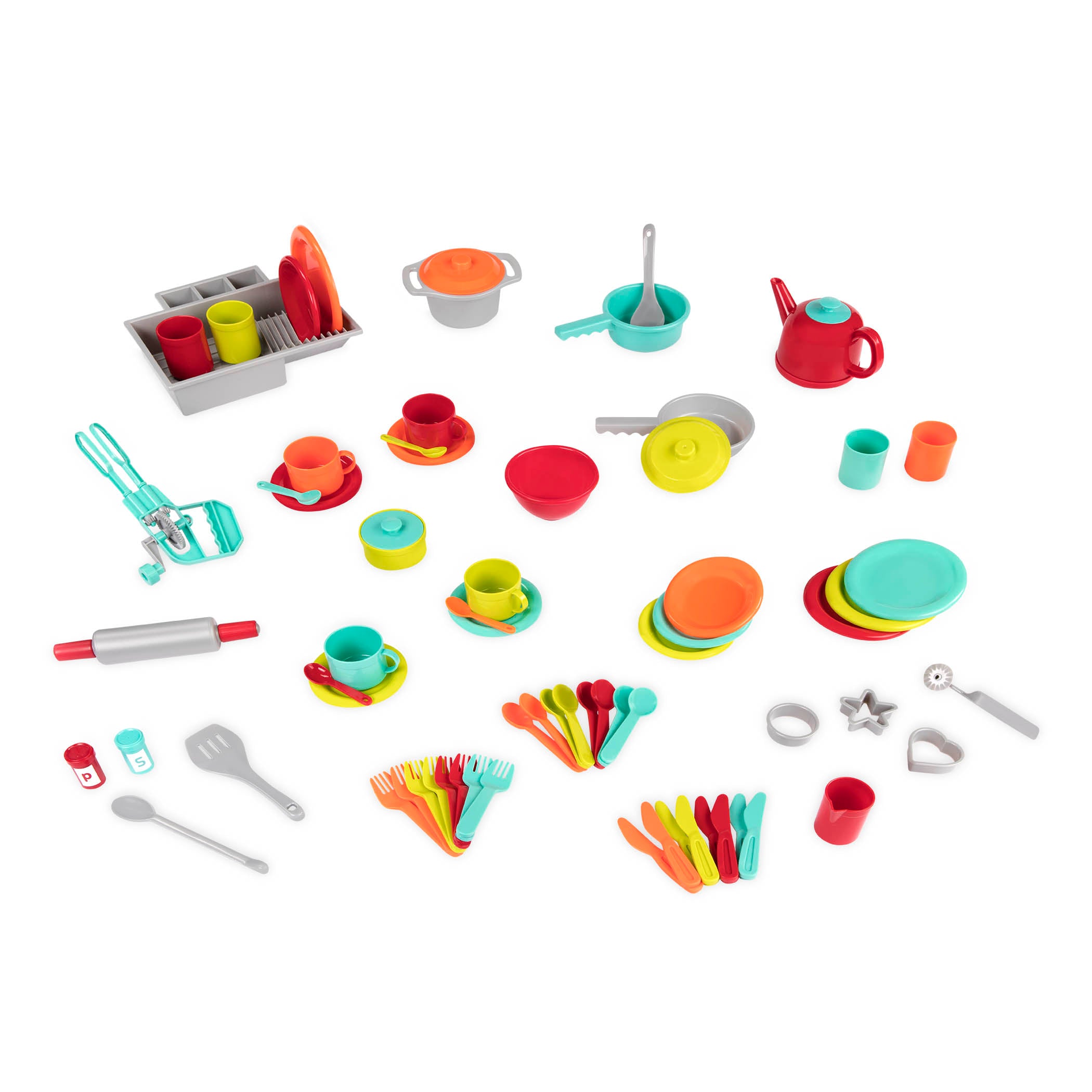 Battat Deluxe Kitchen Playset 71 Pieces