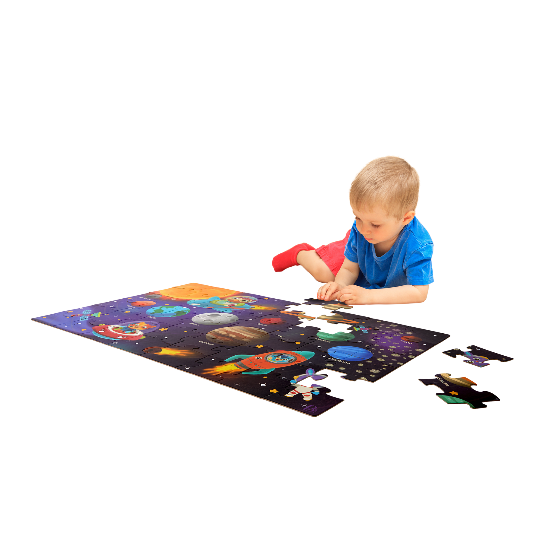 B Toys Solar System Floor Puzzle 48 Pieces