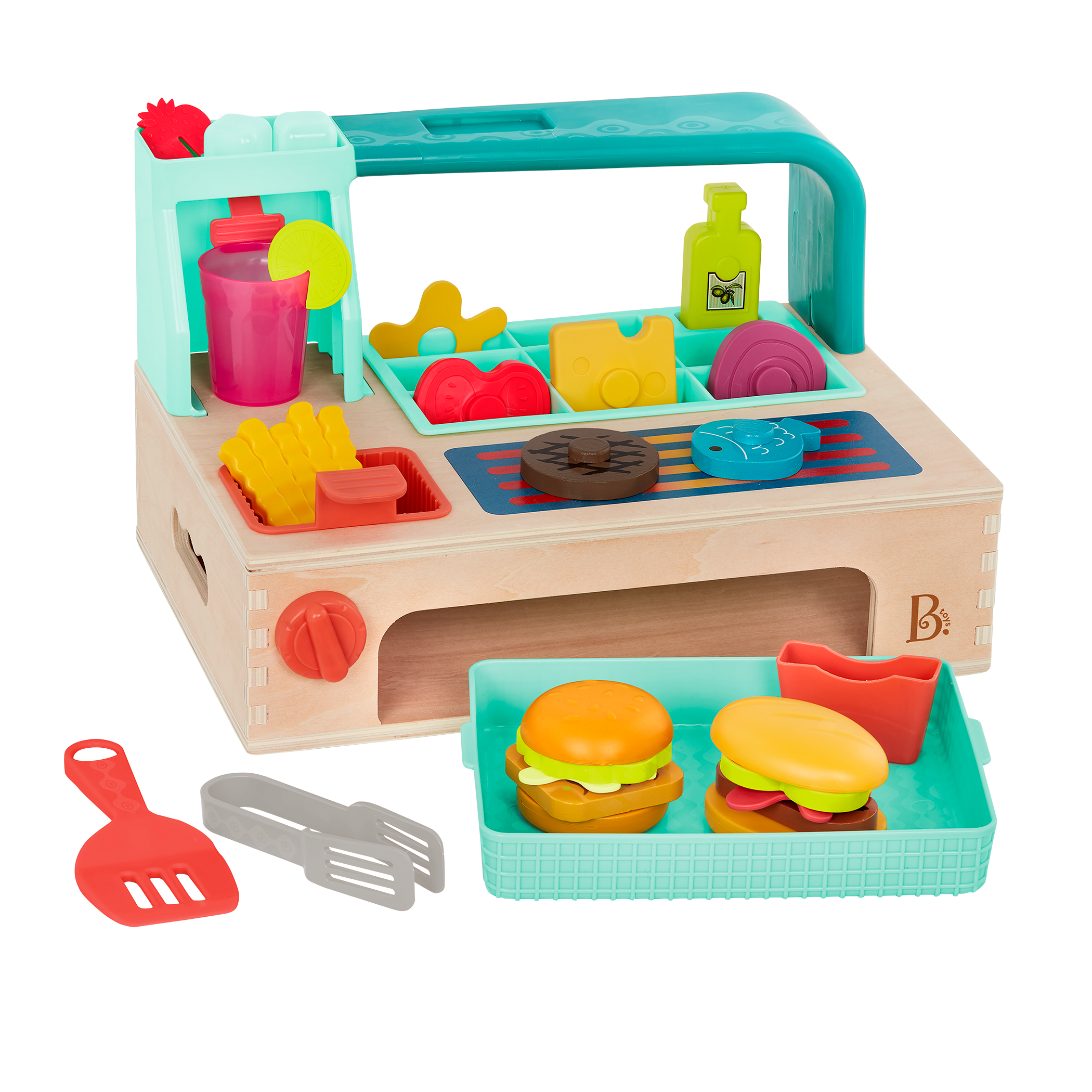 B Toys Burger Station Role Play Set