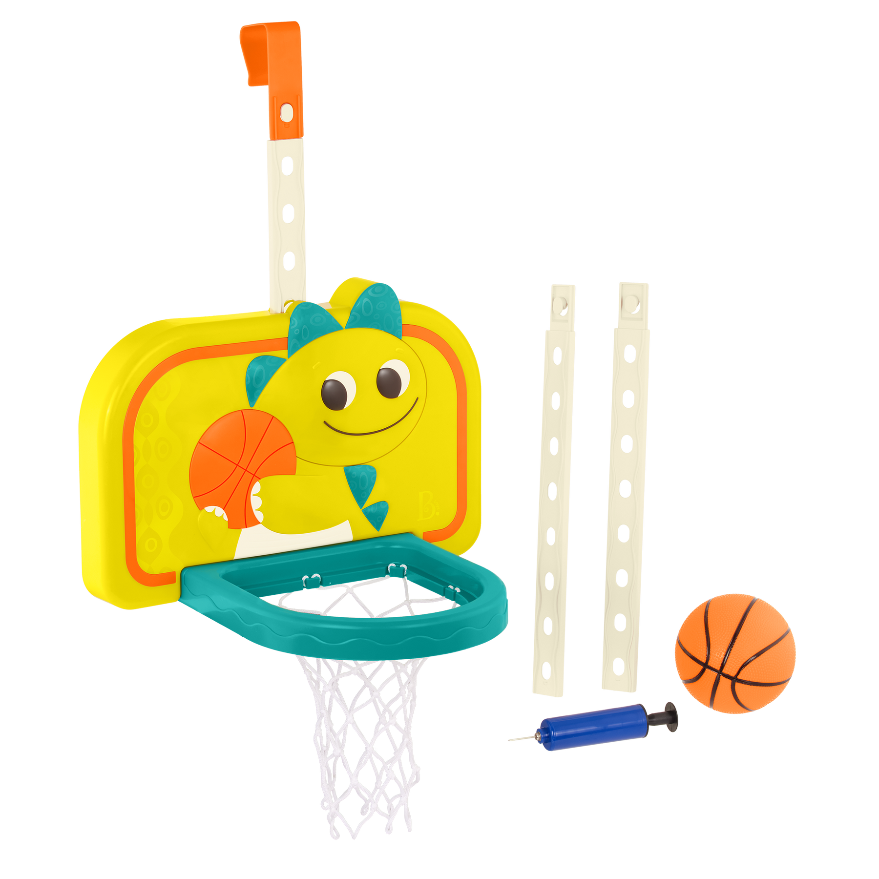 B Toys Dinosaur Dribble Basketball Net