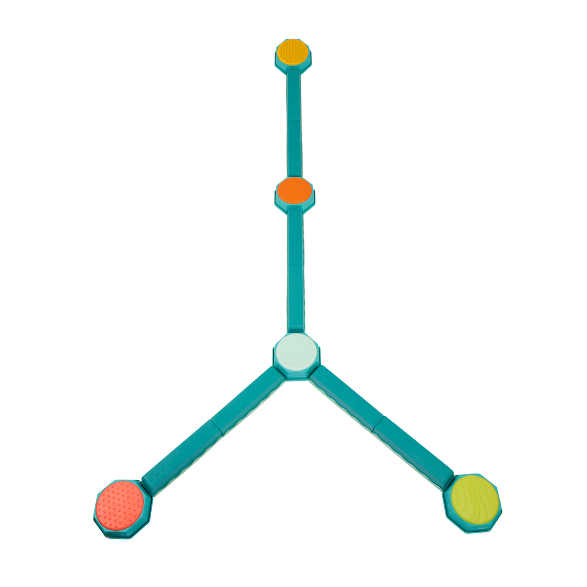 B. Active 10-Piece Balance Beam Set – Connectable Textured Sensory Beams for Balance & Coordination (Ages 3+)