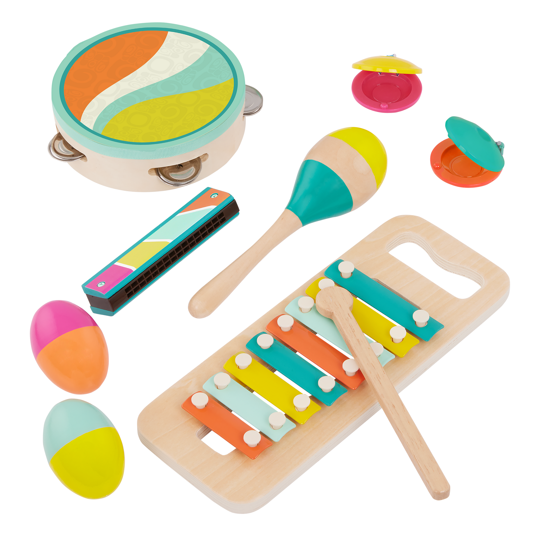 B Toys Make a Melody Wooden Instruments Set