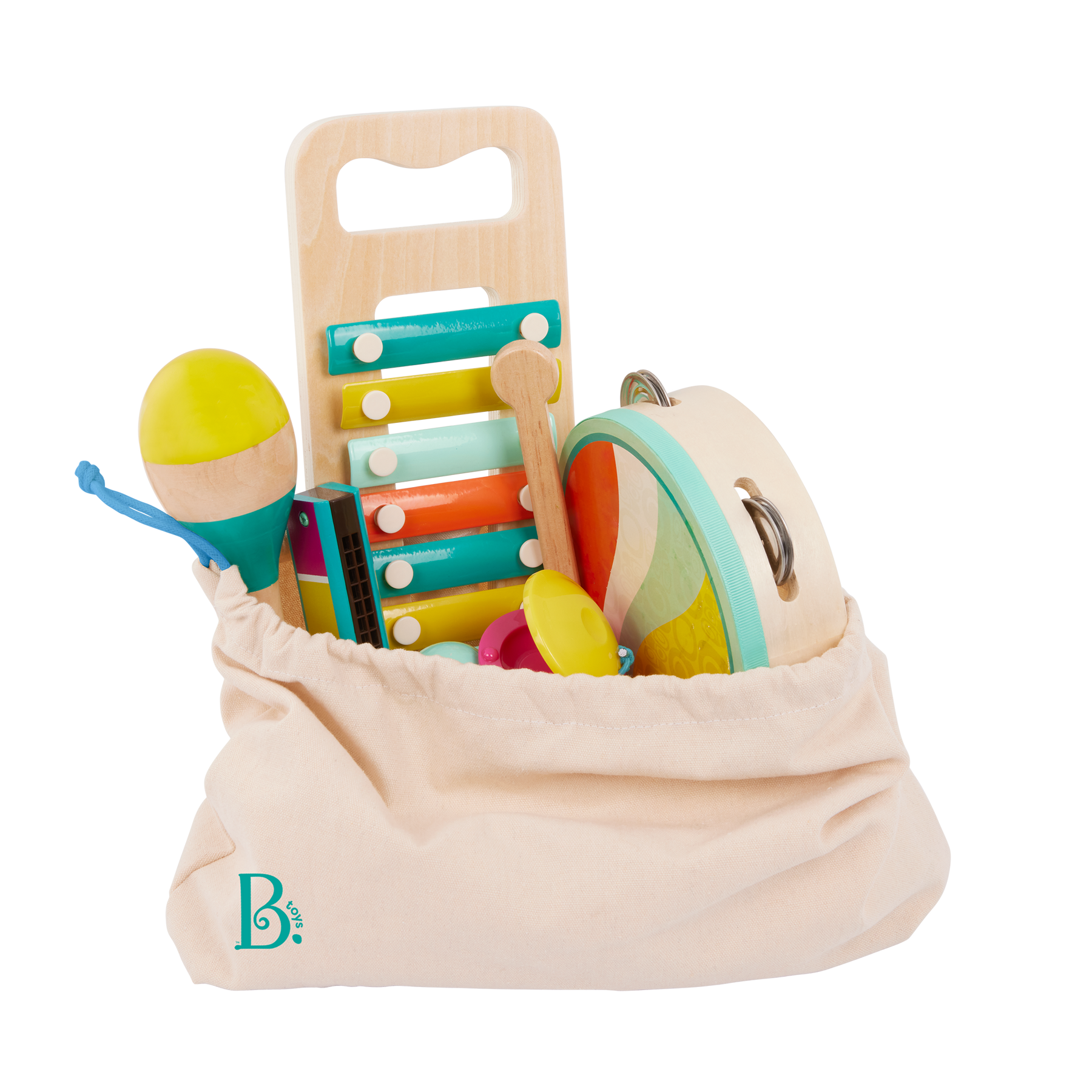 B Toys Make a Melody Wooden Instruments Set