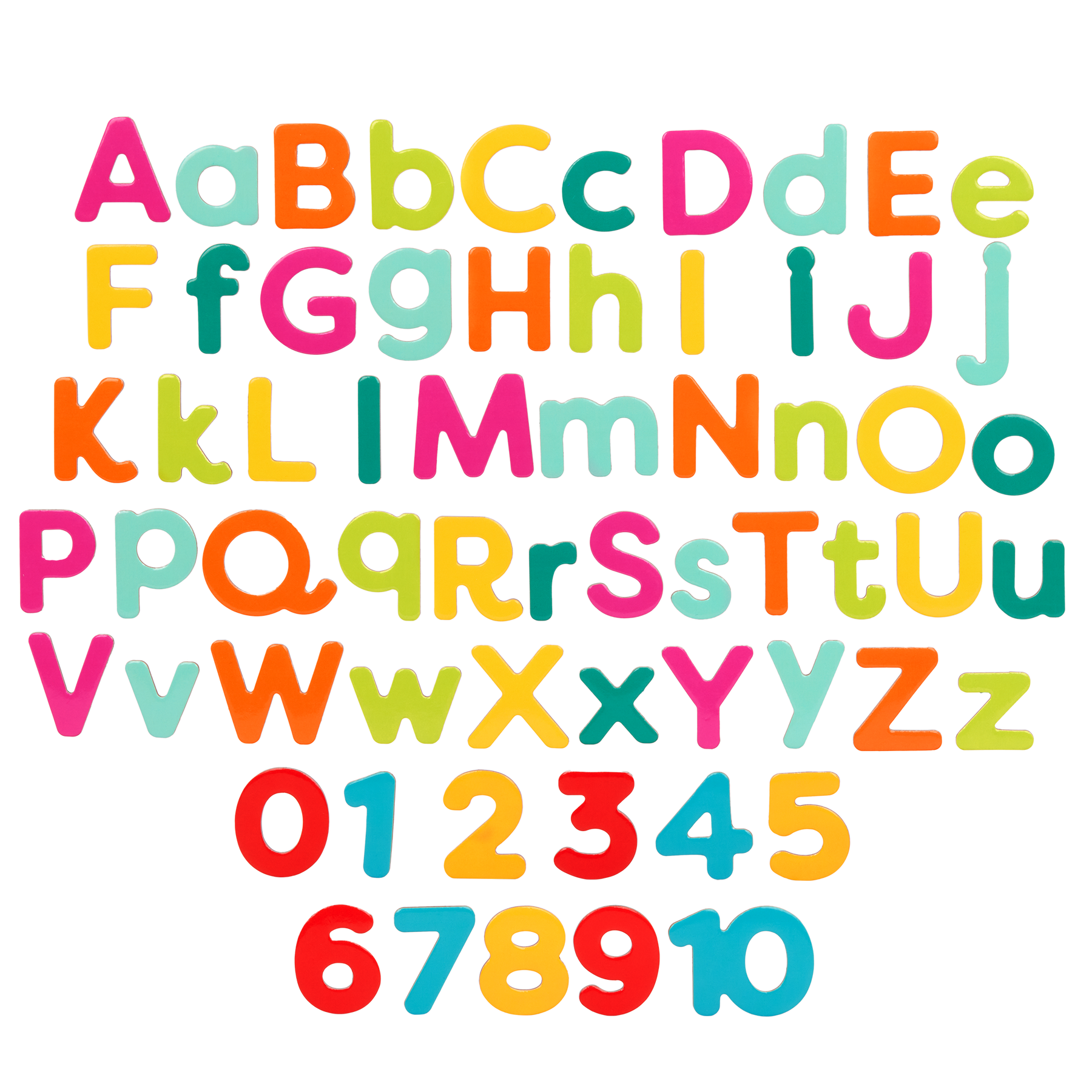 B Toys Magnetic Letters Numbers Wooden Box 63 pieces