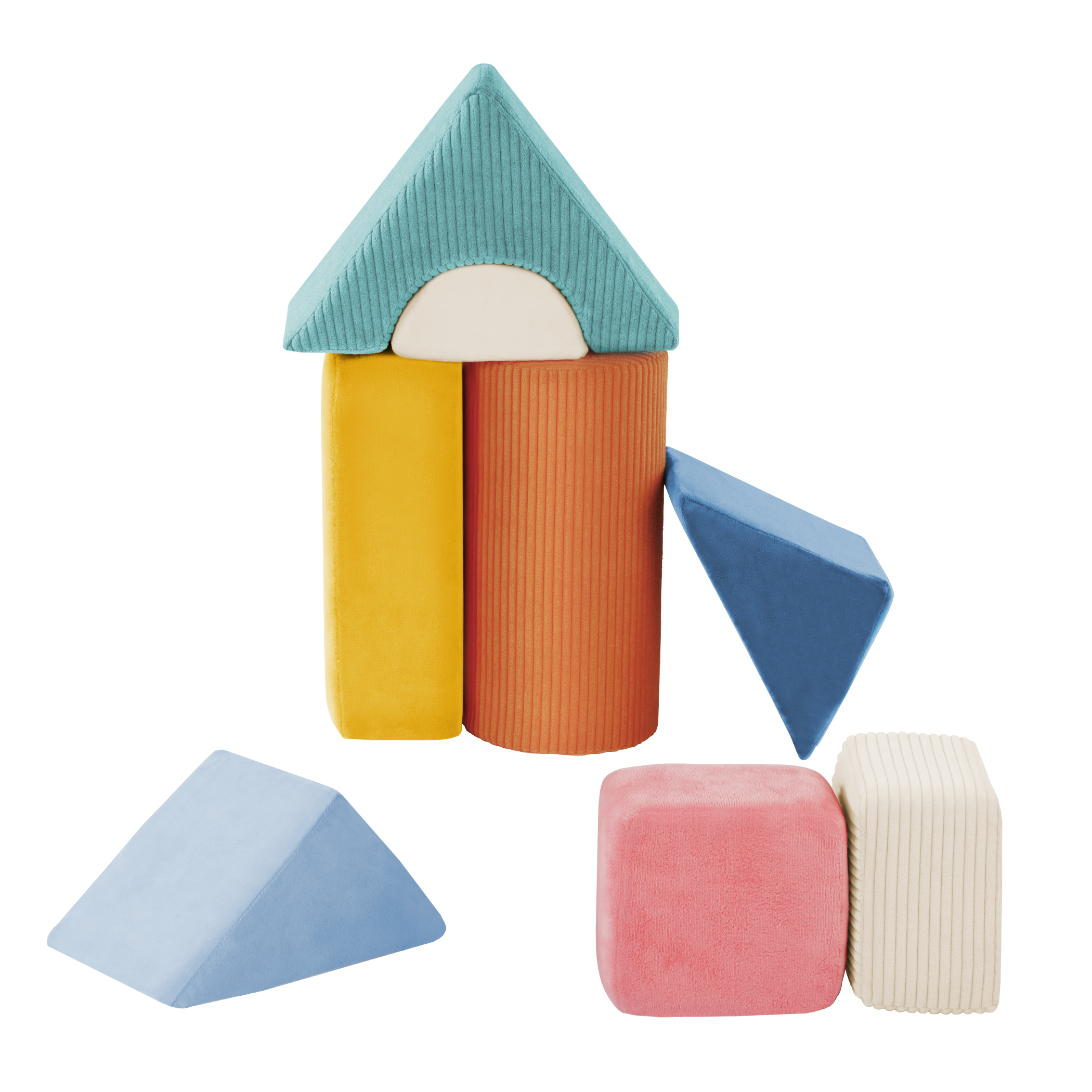 B Toys Tumble-y Towers Sensory Building Blocks