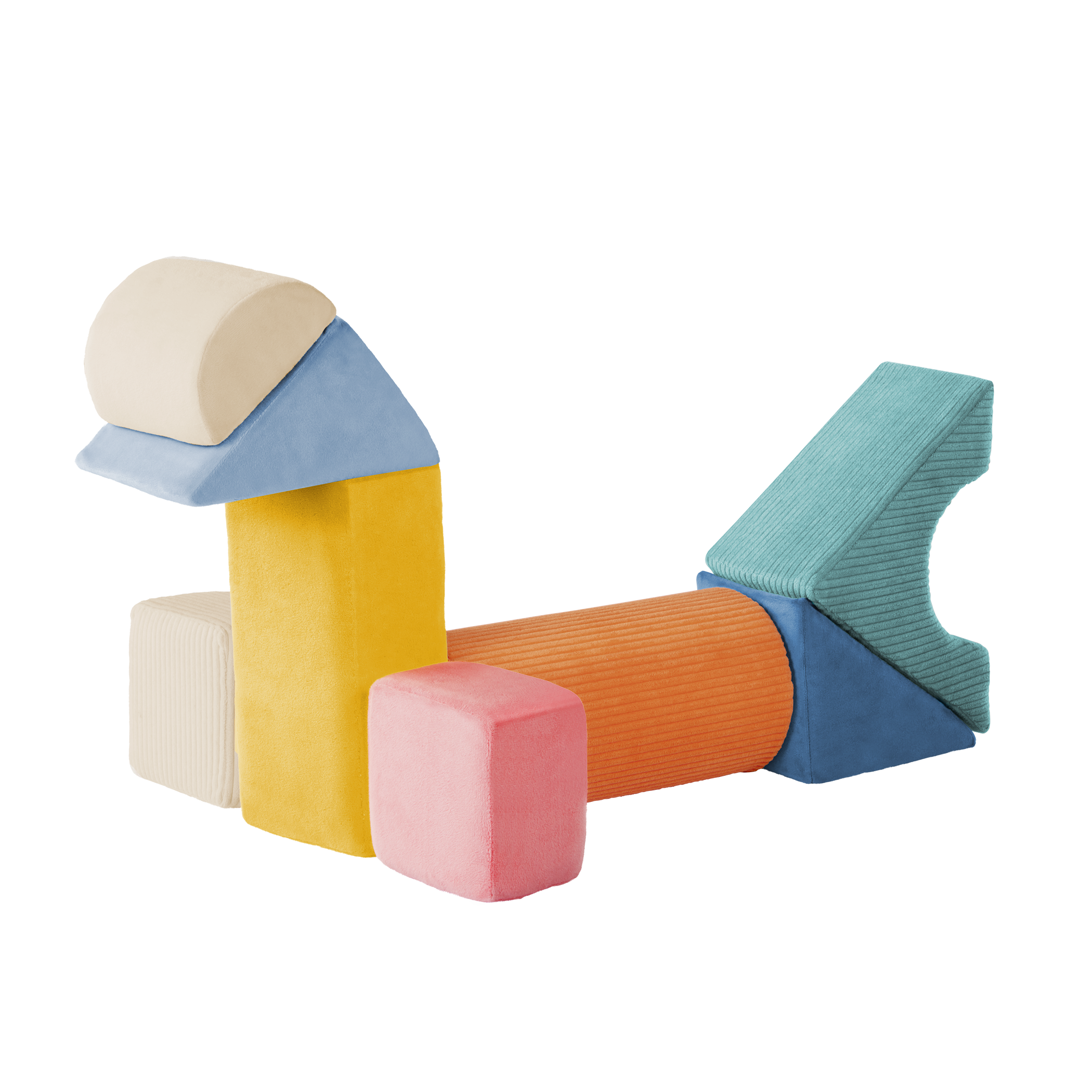 B Toys Tumble-y Towers Sensory Building Blocks