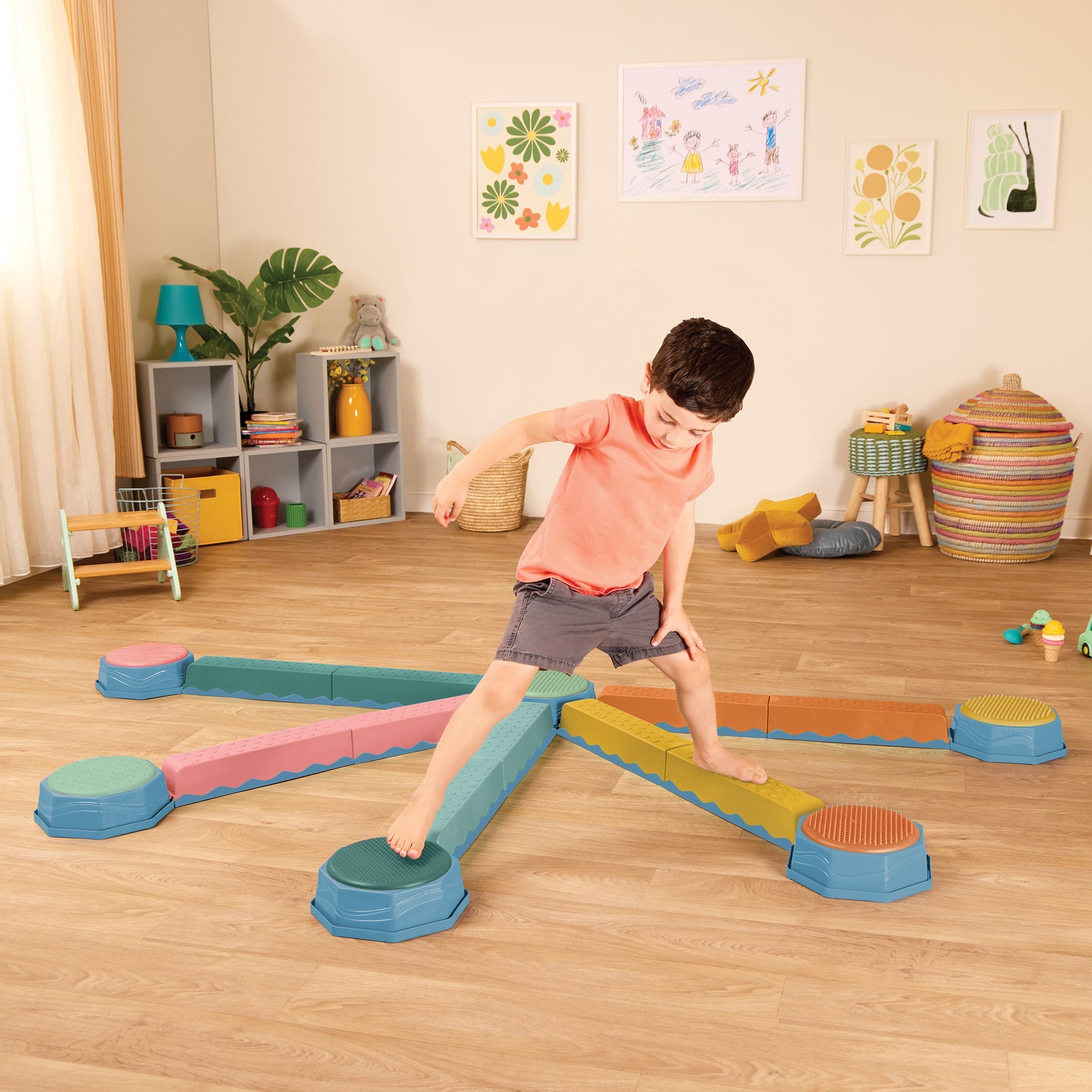 B Toys Balance Hop Stepping Stones