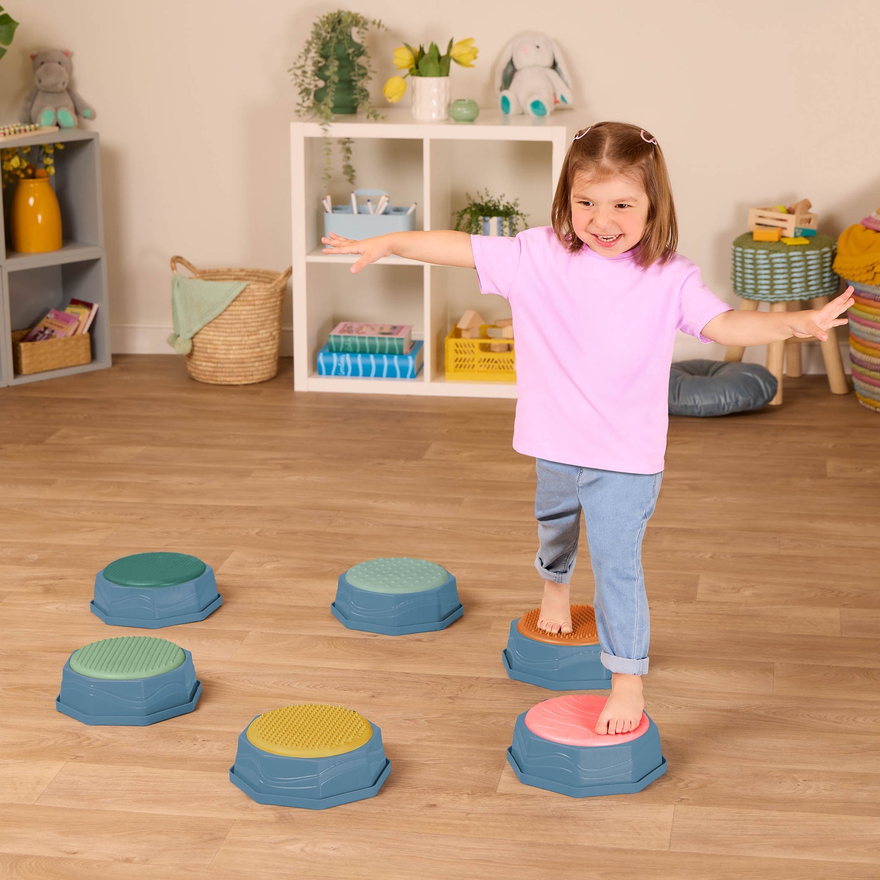 B Toys Balance Hop Stepping Stones