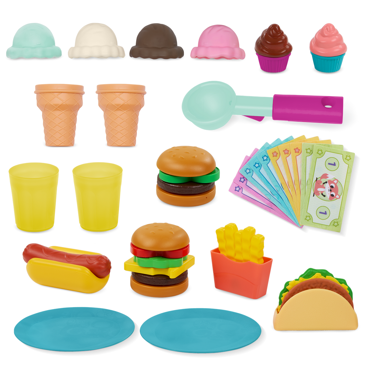B. Toys Pop-Up Good-to-Go Food Truck – Foldable Play Tent with Food Accessories & Storage Bag (Ages 3+)
