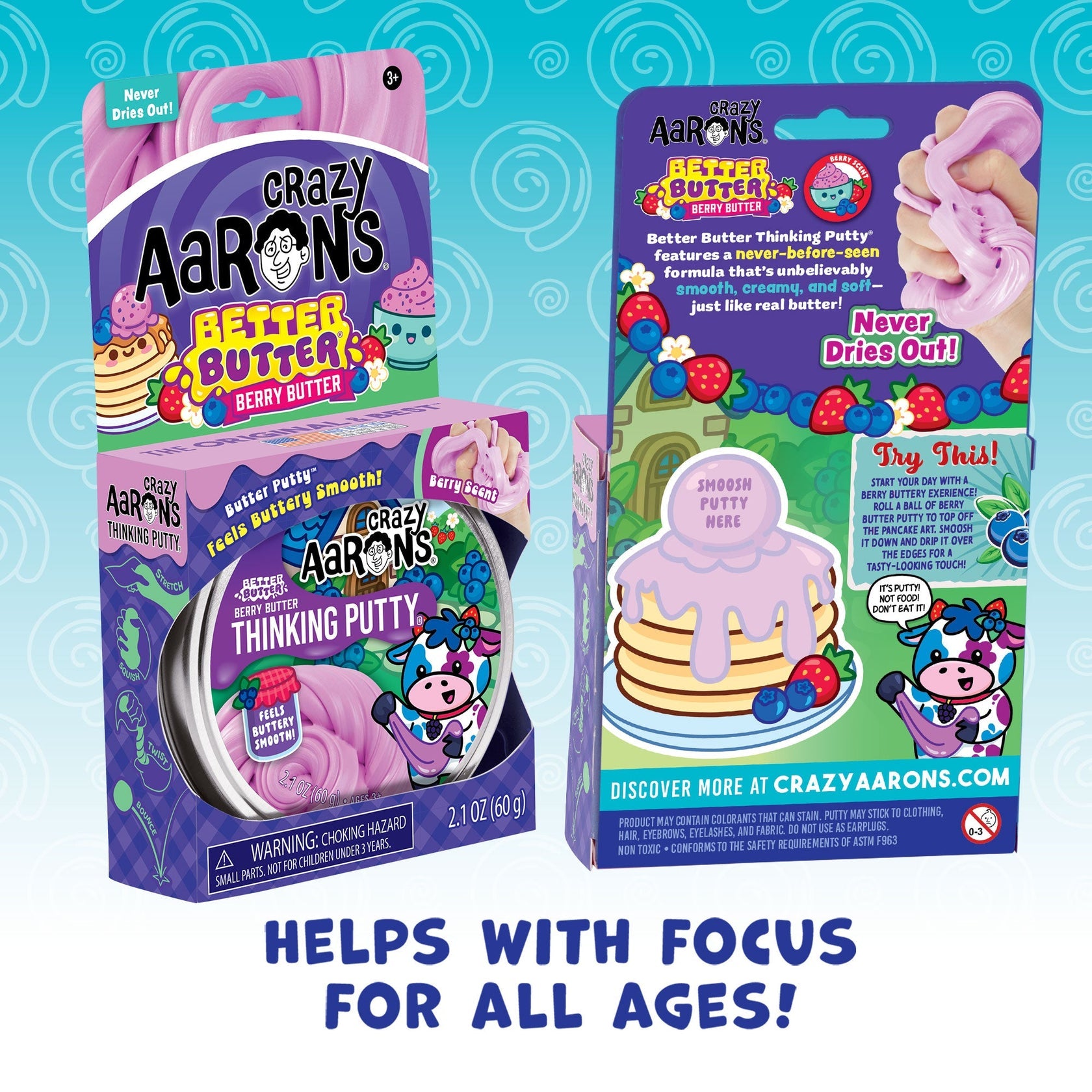 Crazy Aaron's Better Butter Berry Thinking Putty