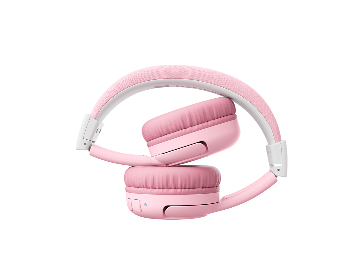 Tonies Toniebox 2 Bluetooth Headphones Cloud Pink – Volume-Limiting Wireless Kids Headphones (Ages 1+)