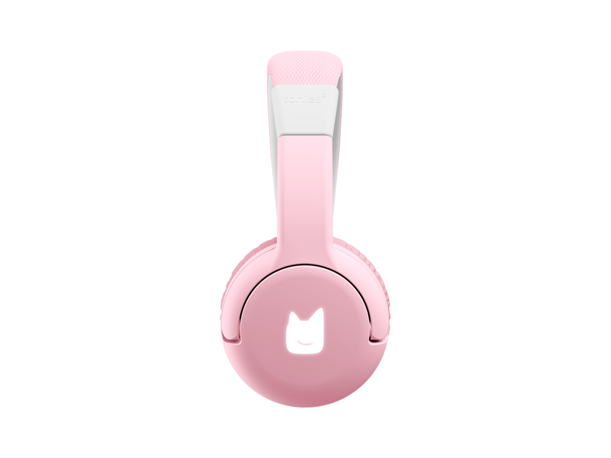 Tonies Toniebox 2 Bluetooth Headphones Cloud Pink – Volume-Limiting Wireless Kids Headphones (Ages 1+)