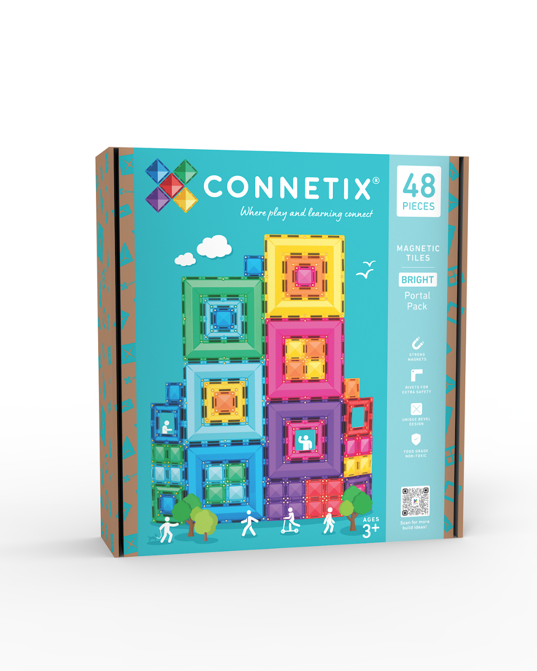 Connetix Bright Portal Pack (48 pcs)
