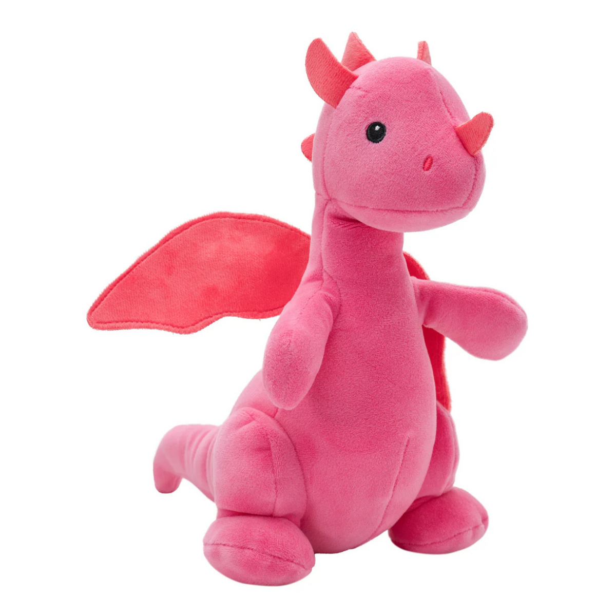 Manhattan Toy Brightfuls Dragon Lolly – Pink Soft Stuffed Dragon Plush