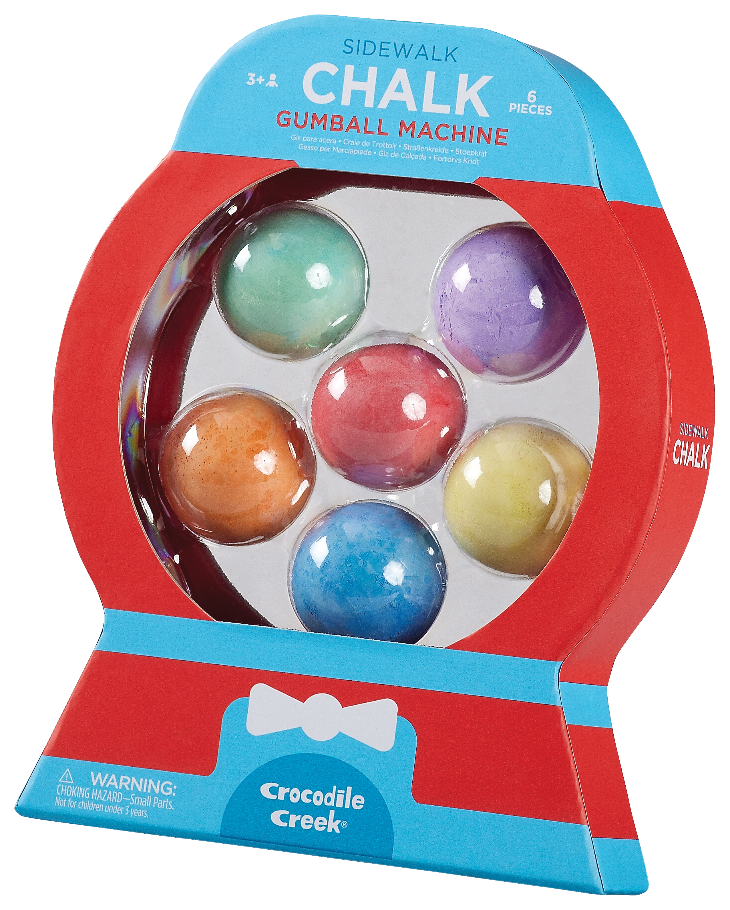 Crocodile Creek Gumball Machine Sidewalk Chalk Play Set