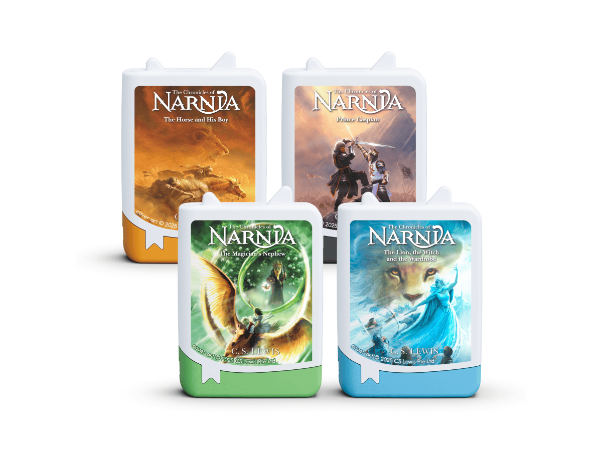 Tonies Book Tonie Chronicles of Narnia Book Tonie 4-Pack – Screen-Free Audio Companion for Kids' Books (Ages 5+)