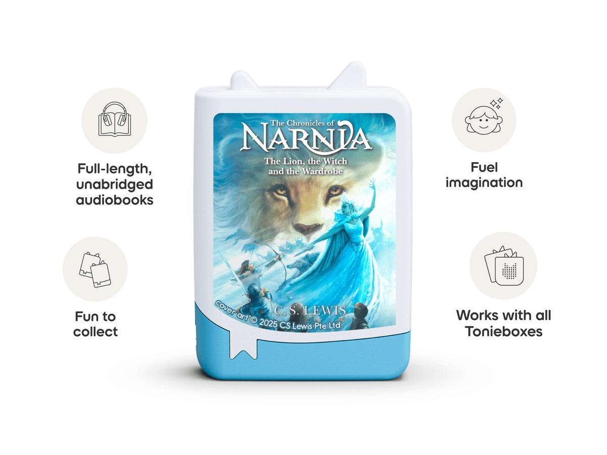 Tonies Book Tonie Chronicles of Narnia Book Tonie 4-Pack – Screen-Free Audio Companion for Kids' Books (Ages 5+)