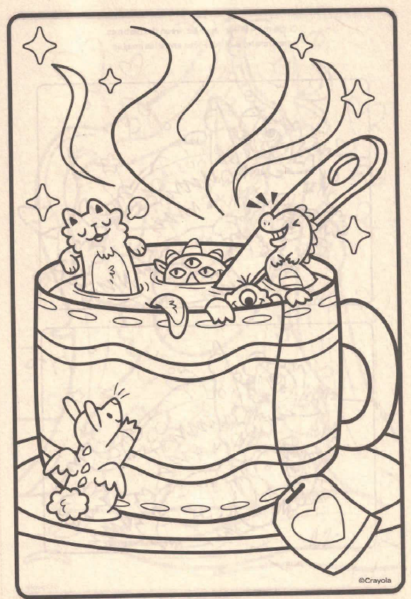 Crayola 96 Page Colouring Book – Snuggly Uglies/Mignons-Moches