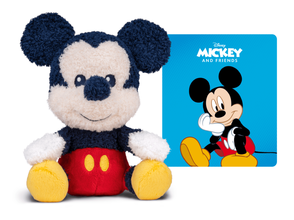 Tonies Cuddle Tonie Mickey Mouse – Screen-Free Audio Plush with Disney Stories & Songs (Ages 1+)