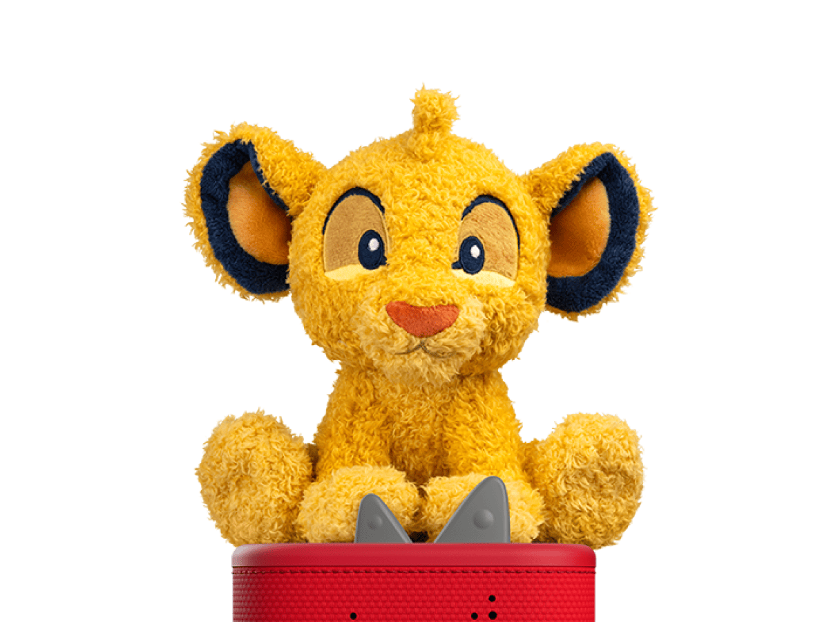 Tonies Cuddle Tonie Simba (Lion King) – Screen-Free Audio Plush with Disney Stories & Songs (Ages 1+)