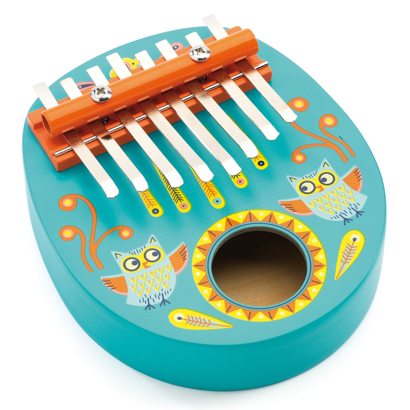 Djeco Animambo 8-Note Wooden Kalimba – Kids Thumb Piano (Ages 4+)