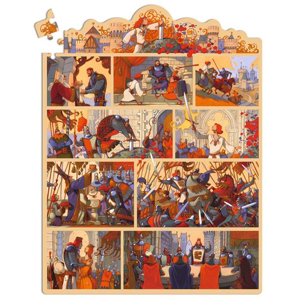 Djeco Story Puzzle The King Arthur (100 pcs)