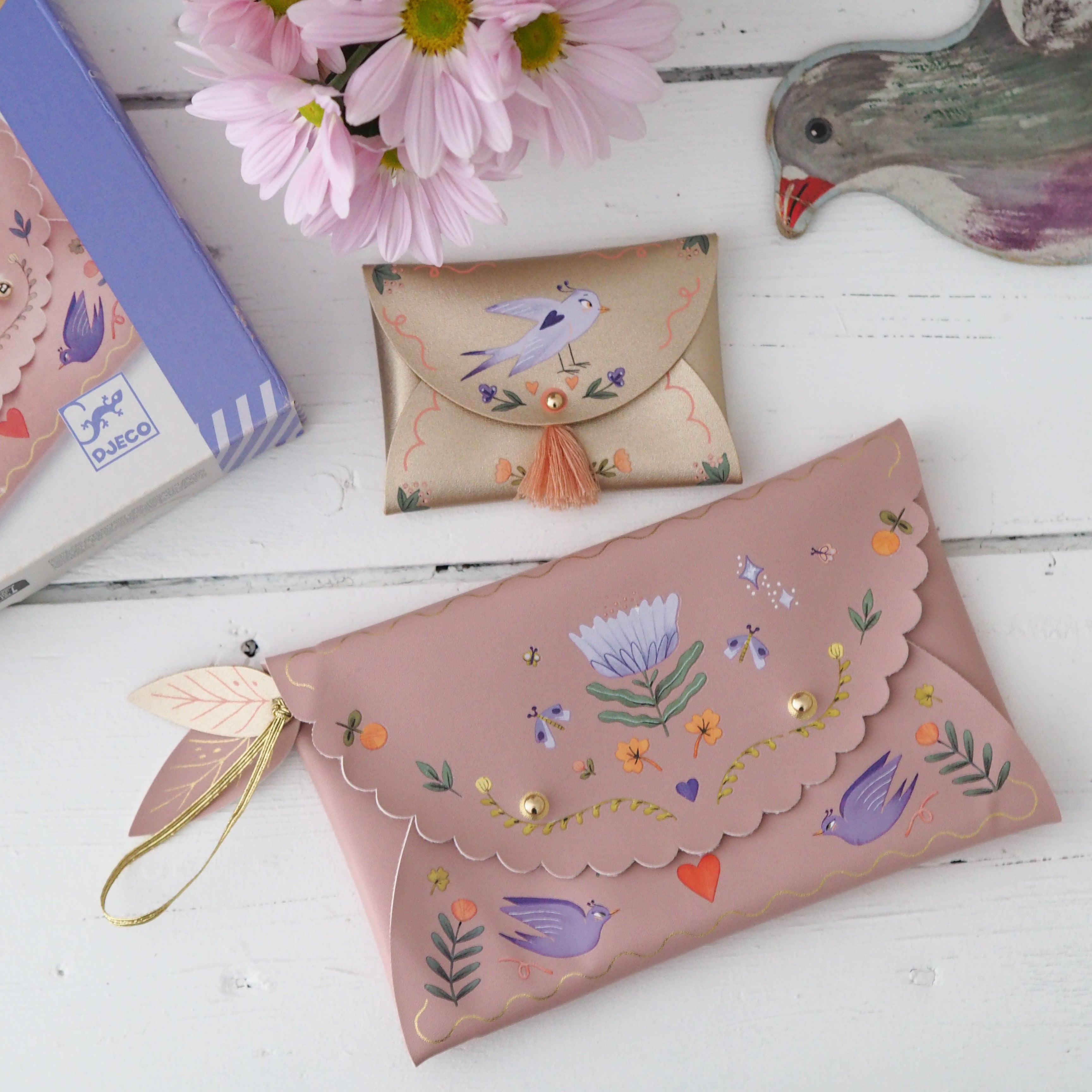 Djeco DIY Sweet Fashionista Pouches to Create